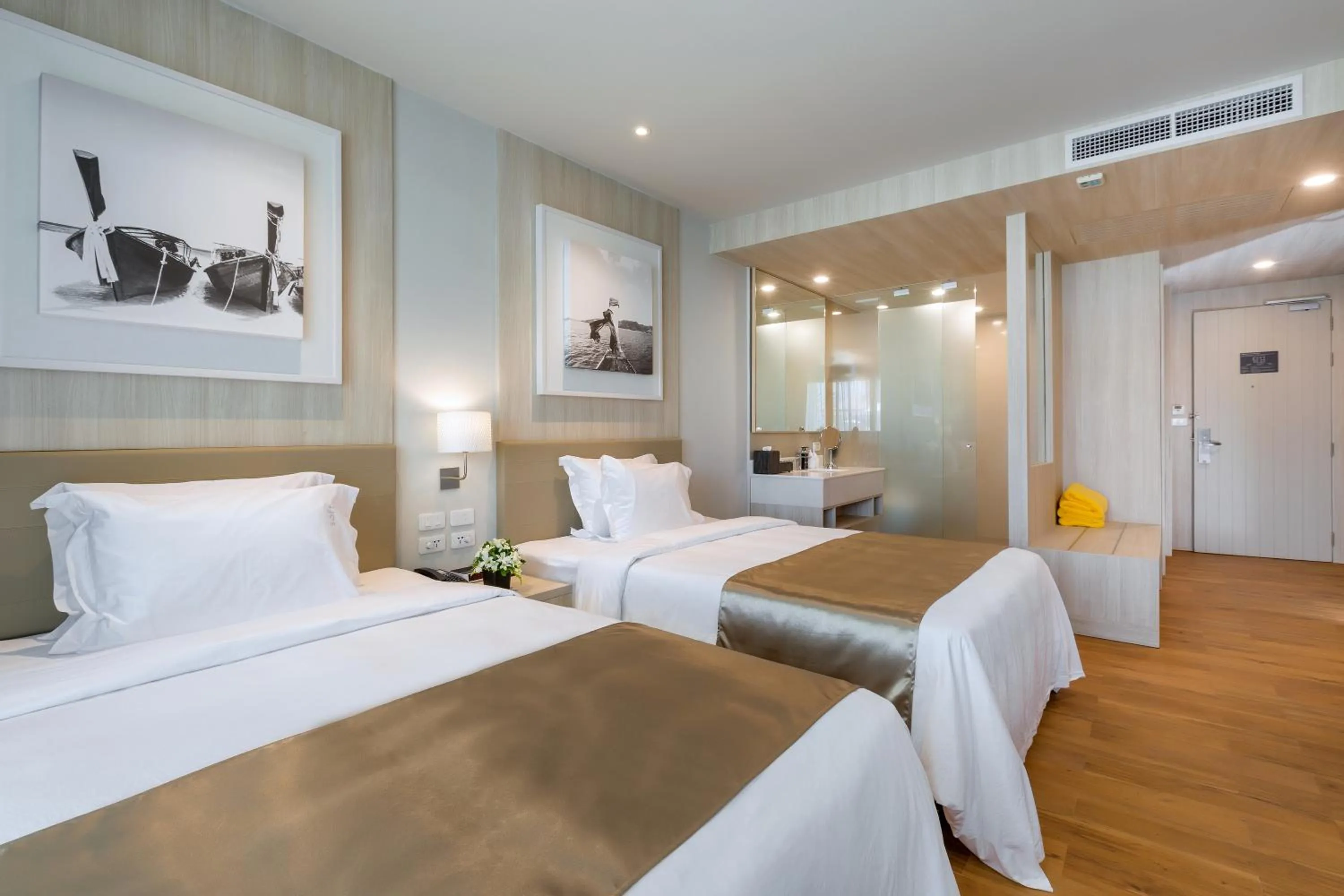 Bed in X10 Khaolak Resort