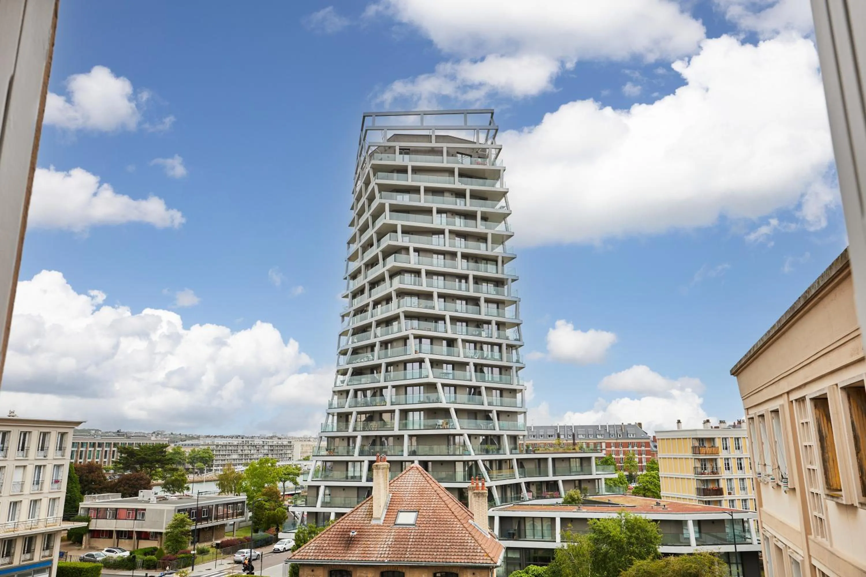 Bird's eye view in Hôtel Richelieu, Le Havre Centre-Ville, Perret