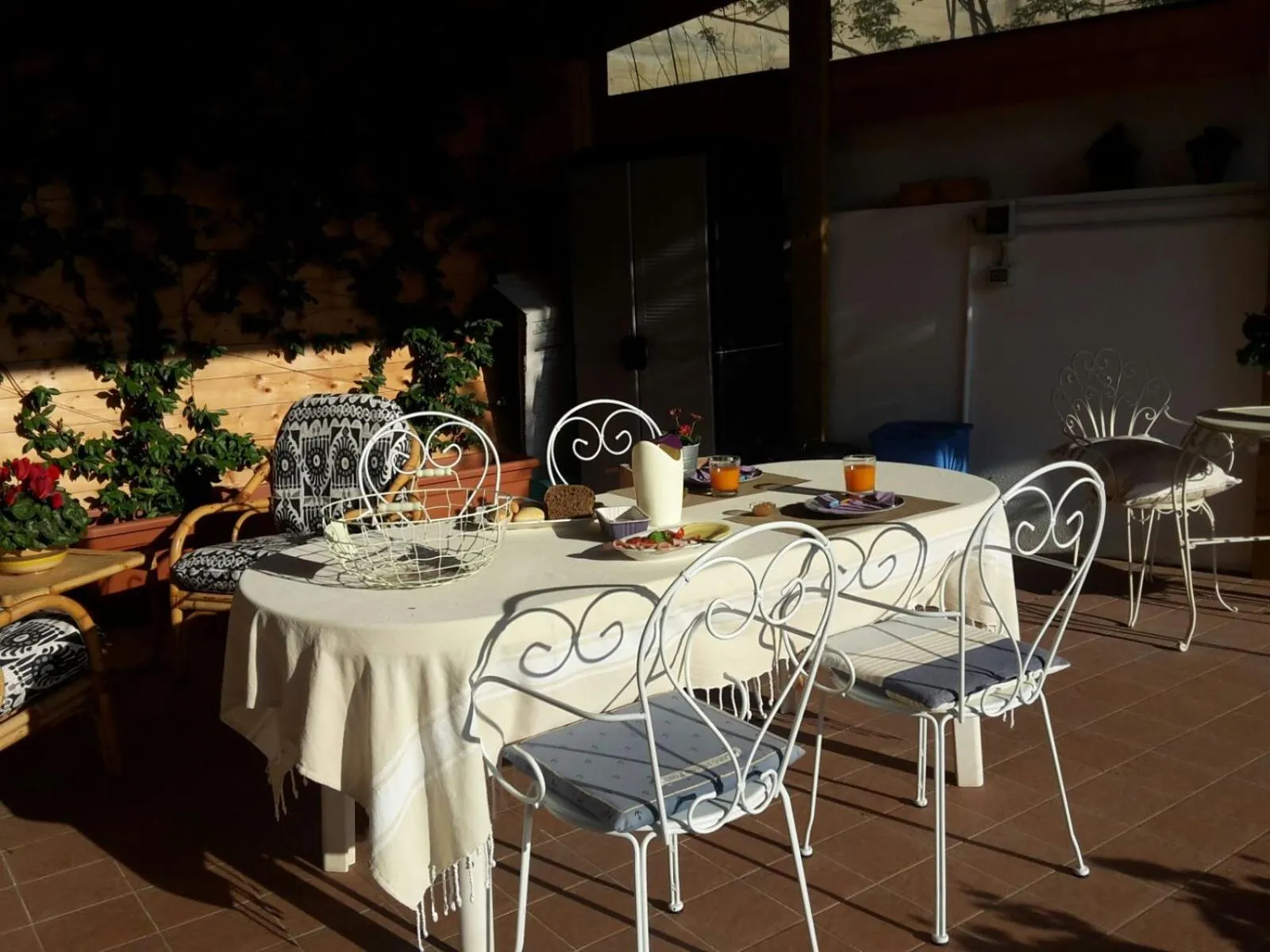 Patio in B&B Ai Tre Archi