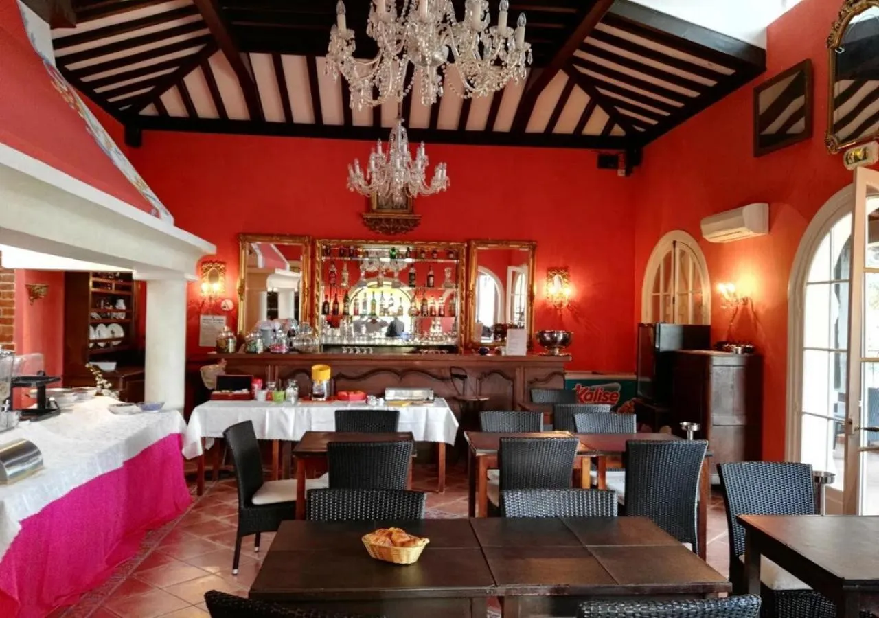 Decorative detail in Hotel Villa Des Anges