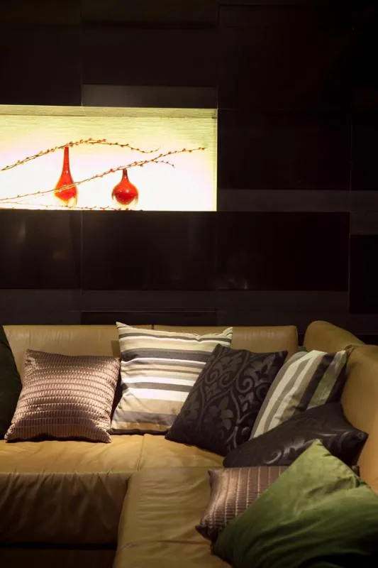 Lobby or reception, Bed in Casa