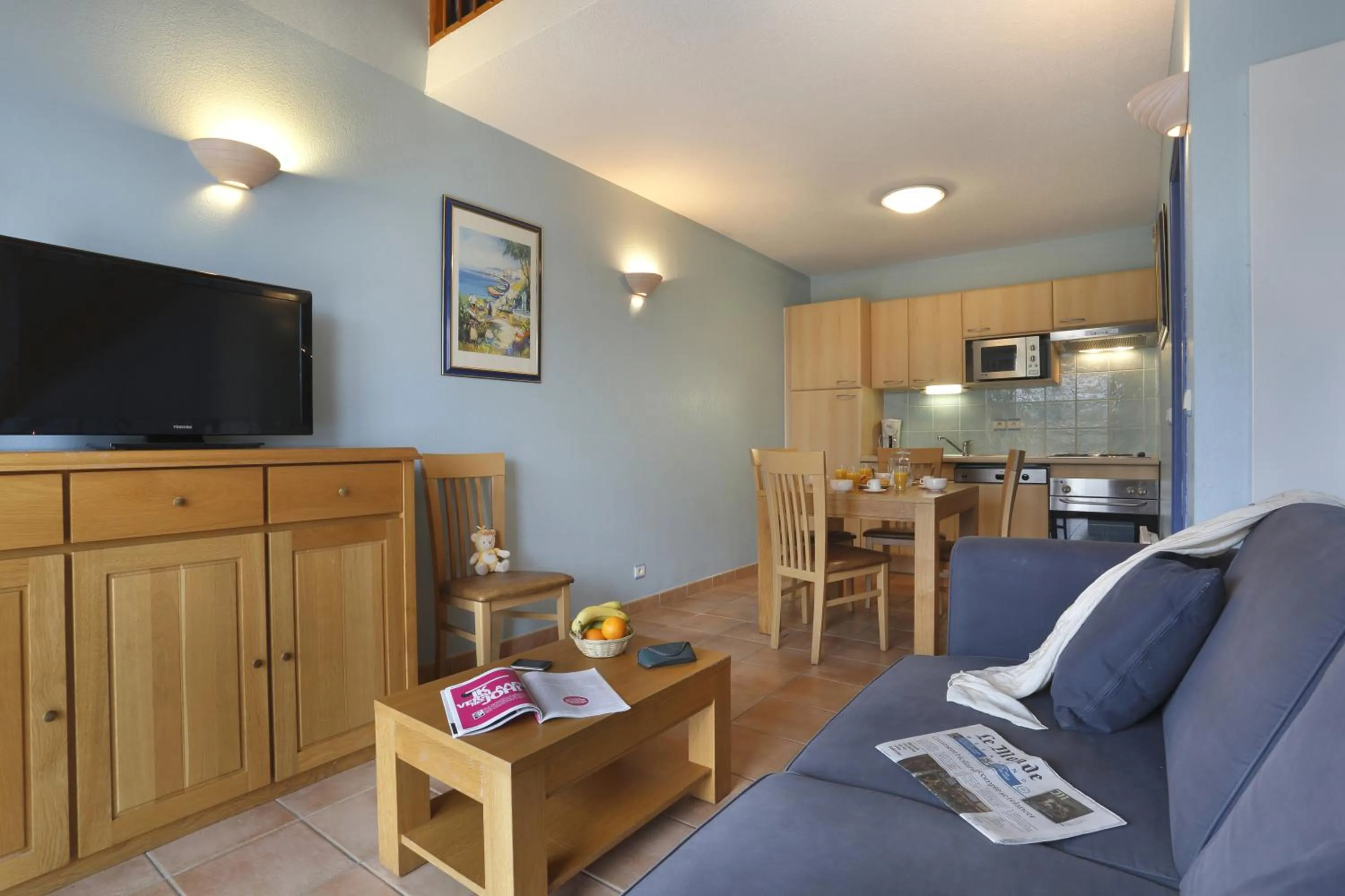 Communal lounge/ TV room in Vacancéole - Les Bastides de Fayence