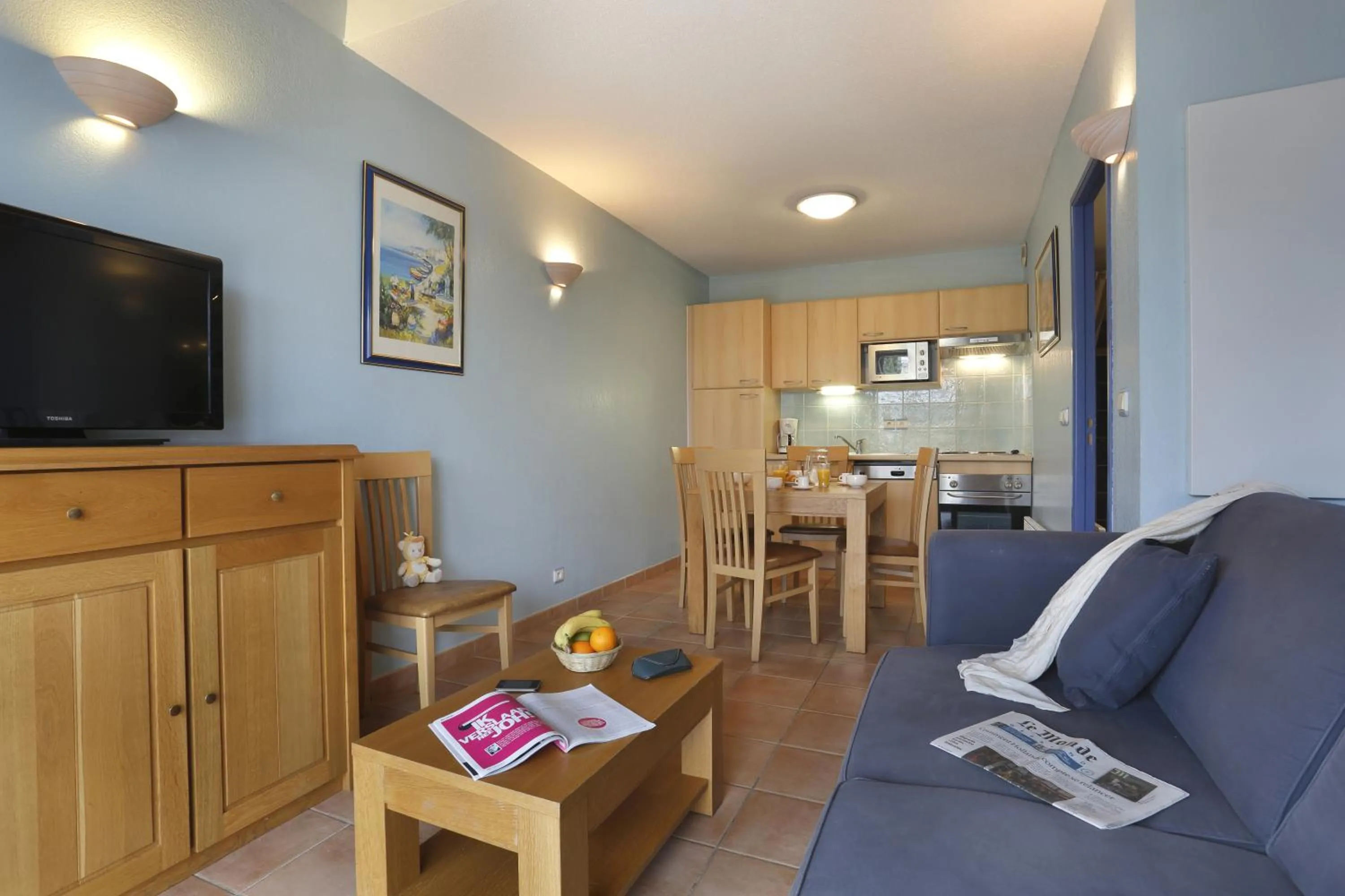 Communal lounge/ TV room in Vacancéole - Les Bastides de Fayence