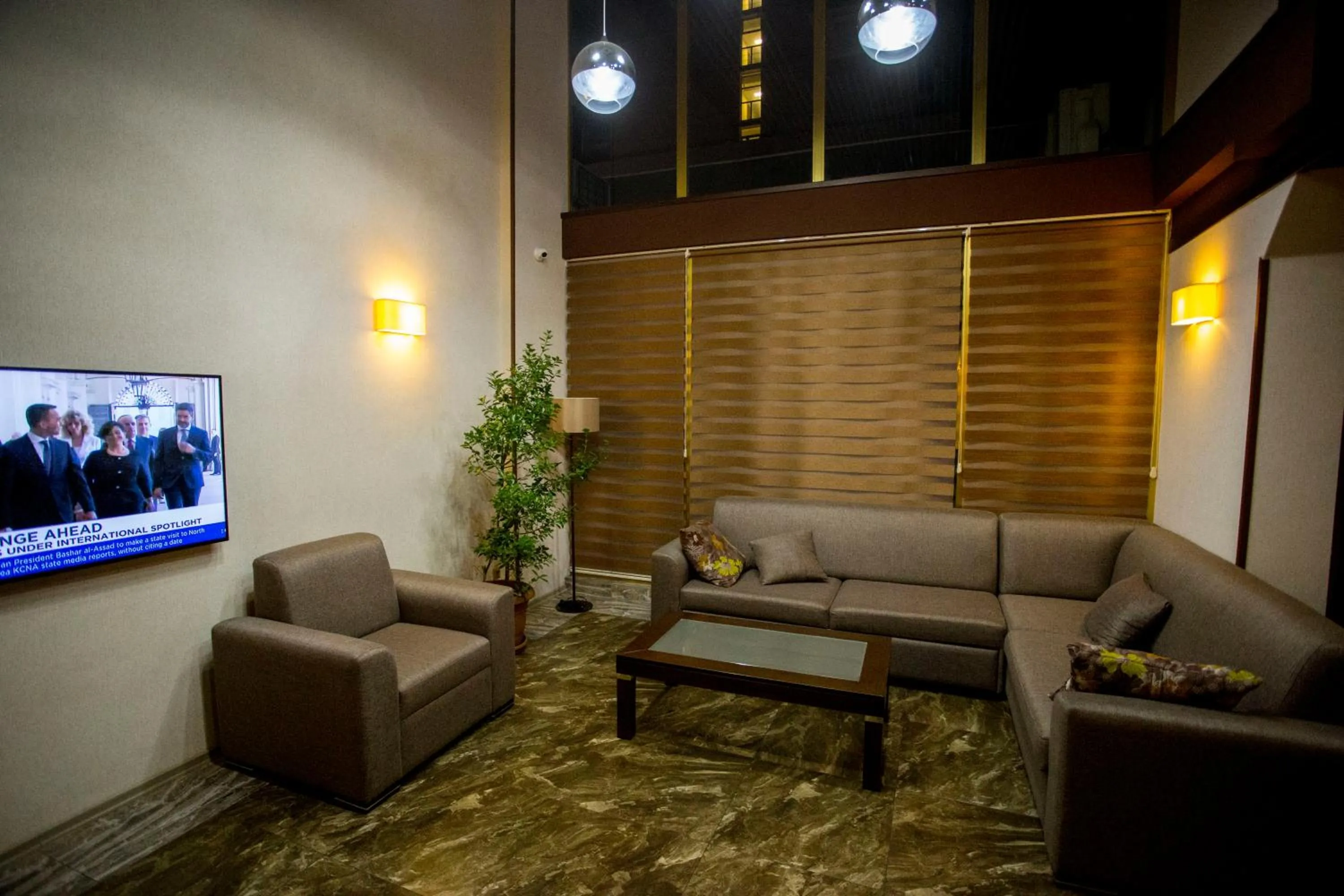 Lobby or reception in Hotel Corner Inn