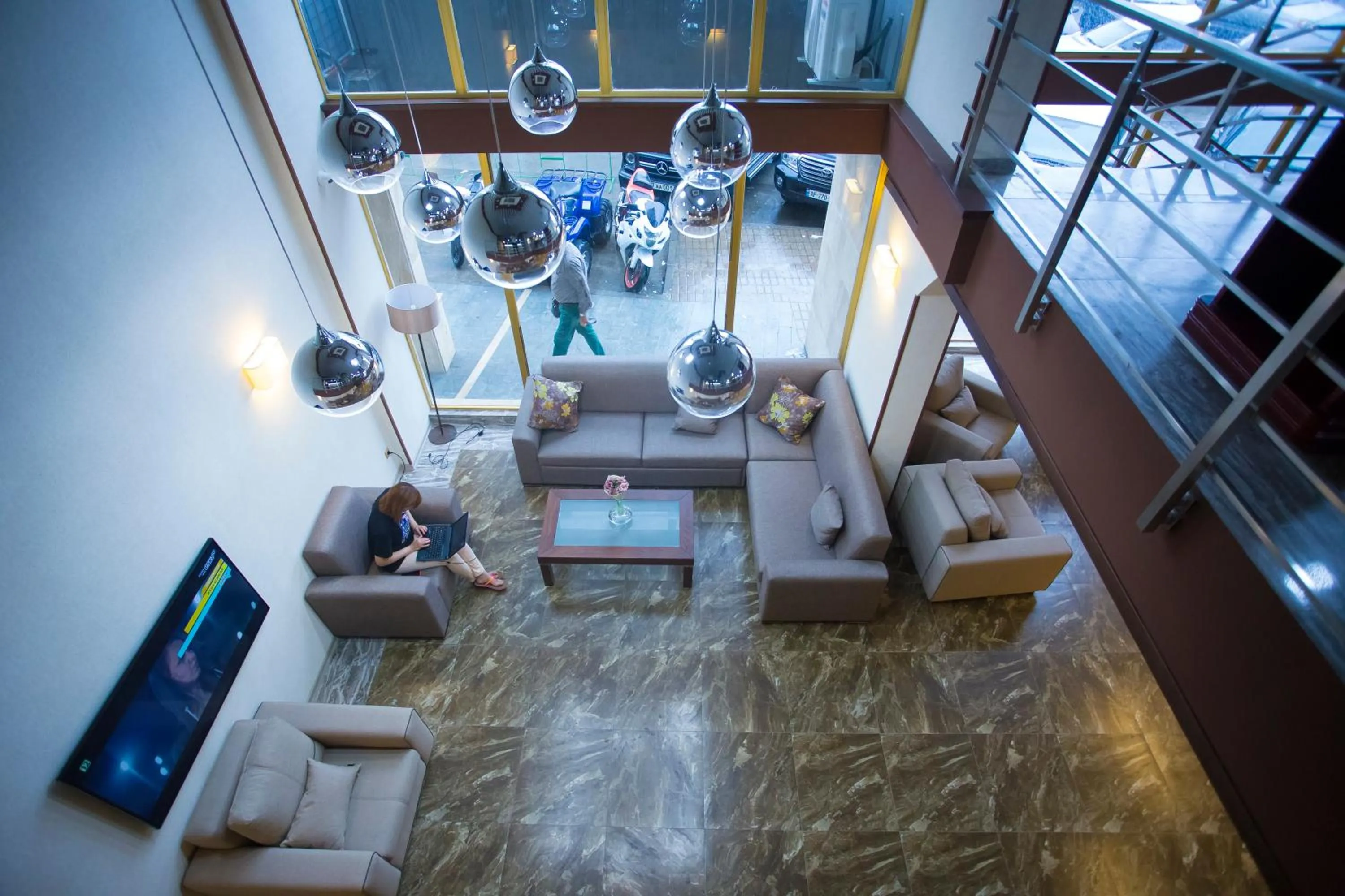 Lobby or reception in Hotel Corner Inn