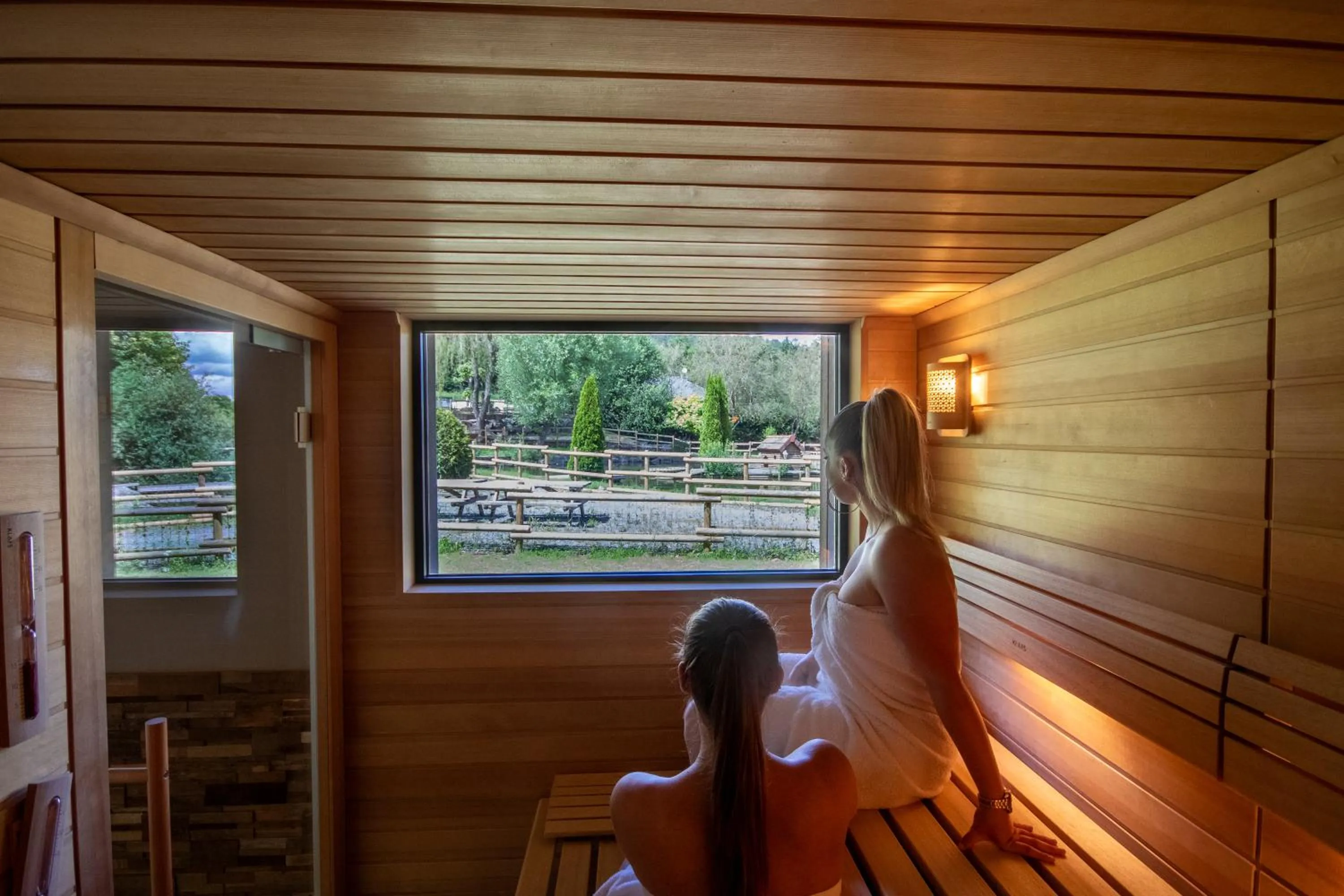 Sauna in Hôtel Restaurant Le Régal