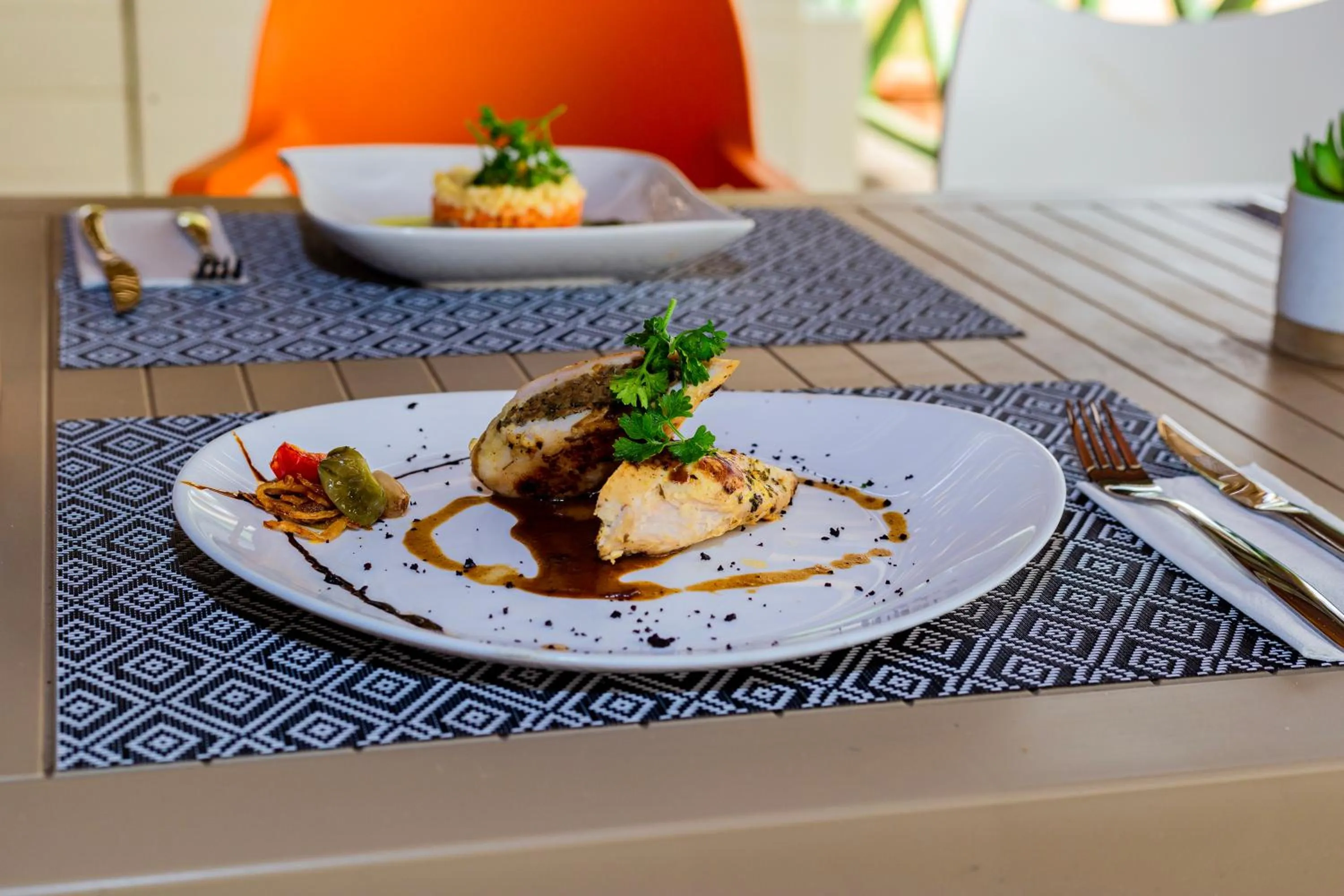 Food and drinks in Casa Del Papa Resort & SPA