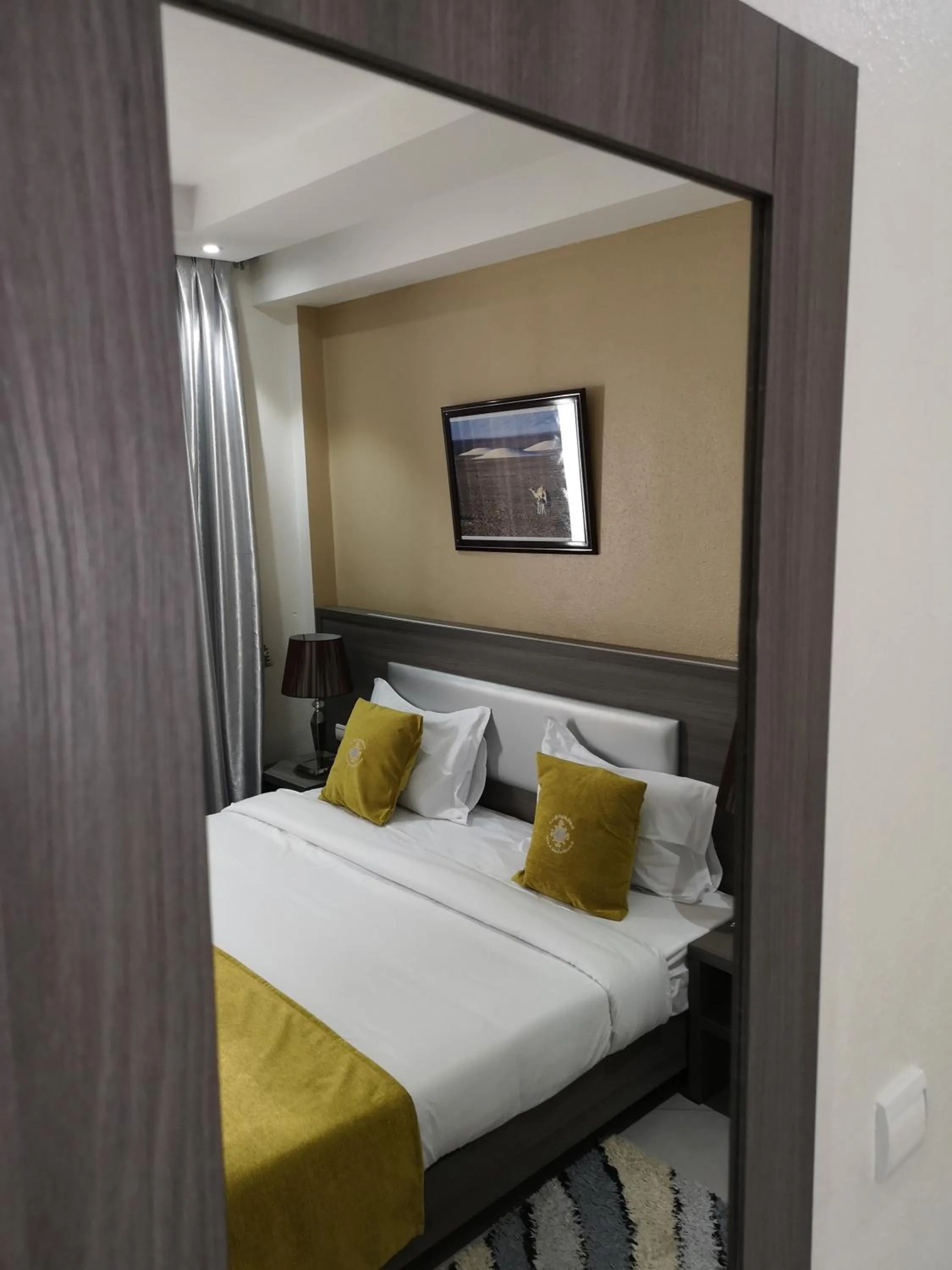 Bed in Nouakchott Hotel