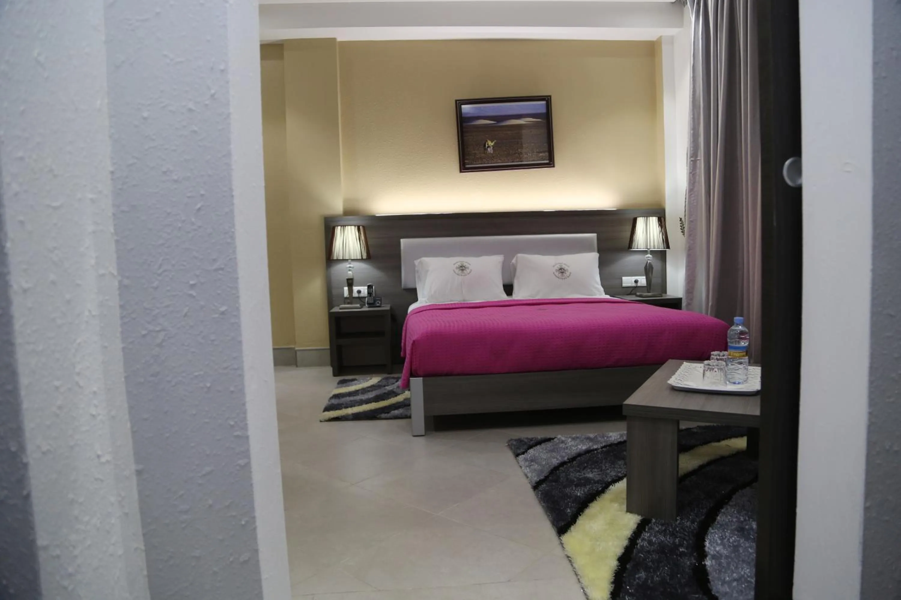 Bed in Nouakchott Hotel