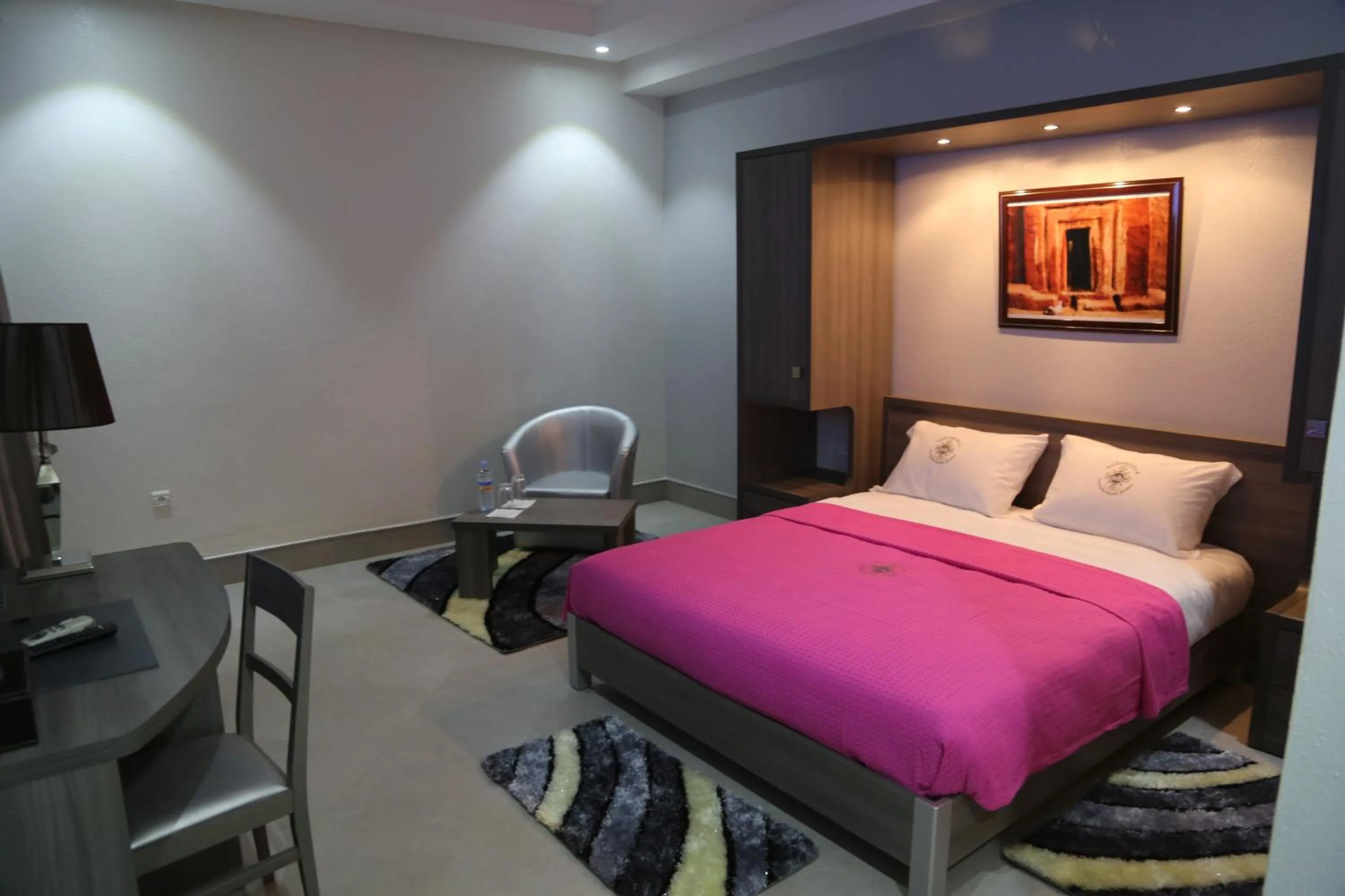 Bed in Nouakchott Hotel