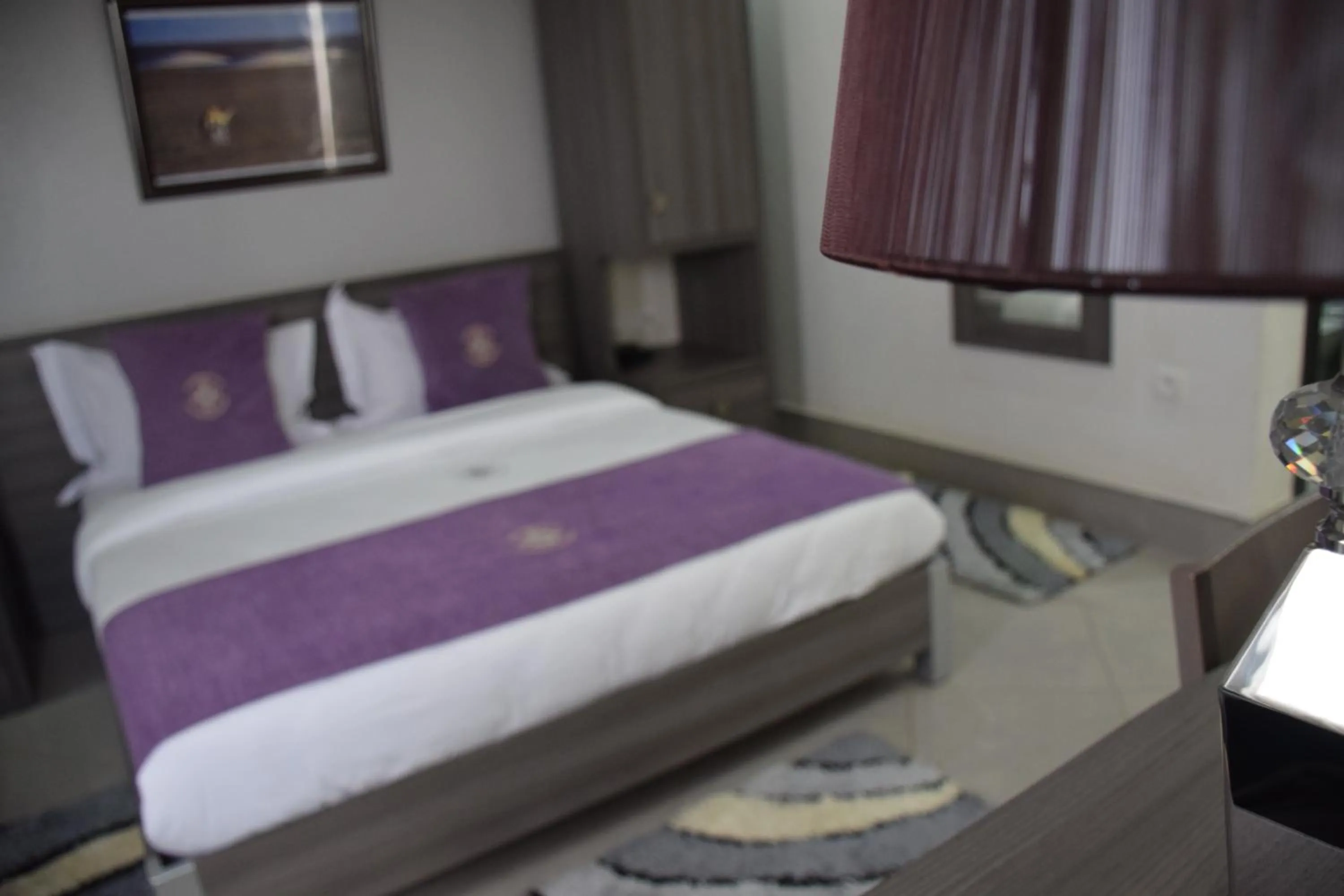 Bed in Nouakchott Hotel