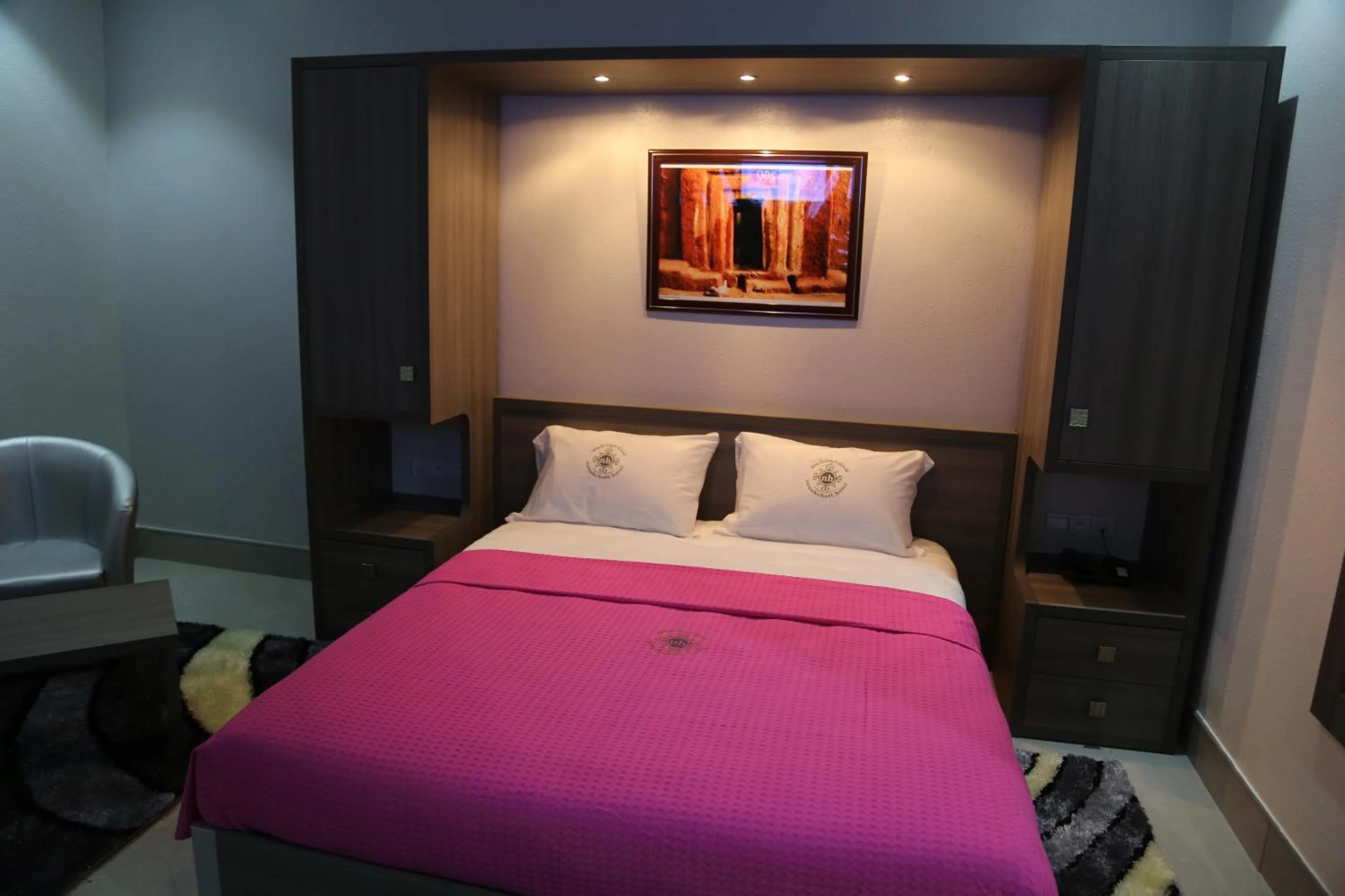 Bed in Nouakchott Hotel