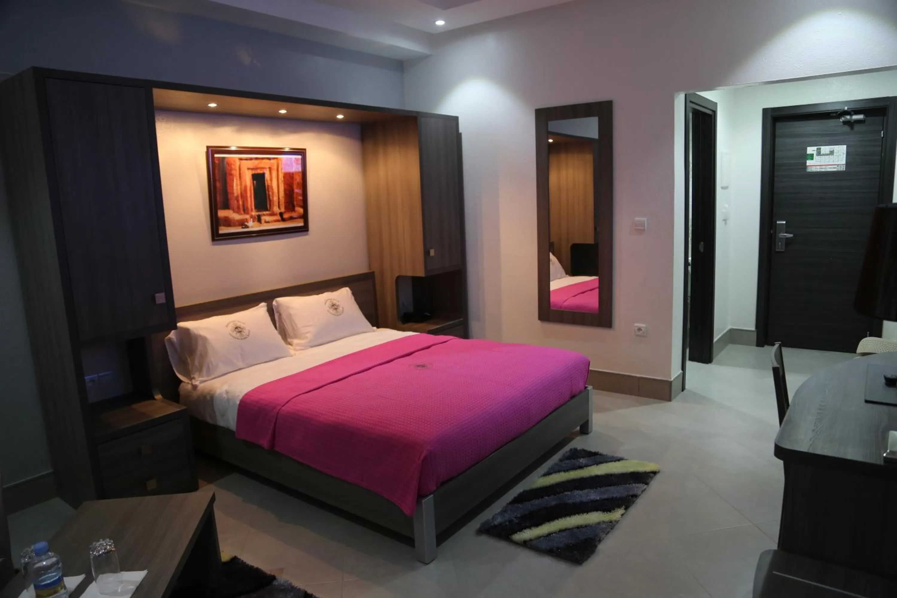 Bed in Nouakchott Hotel