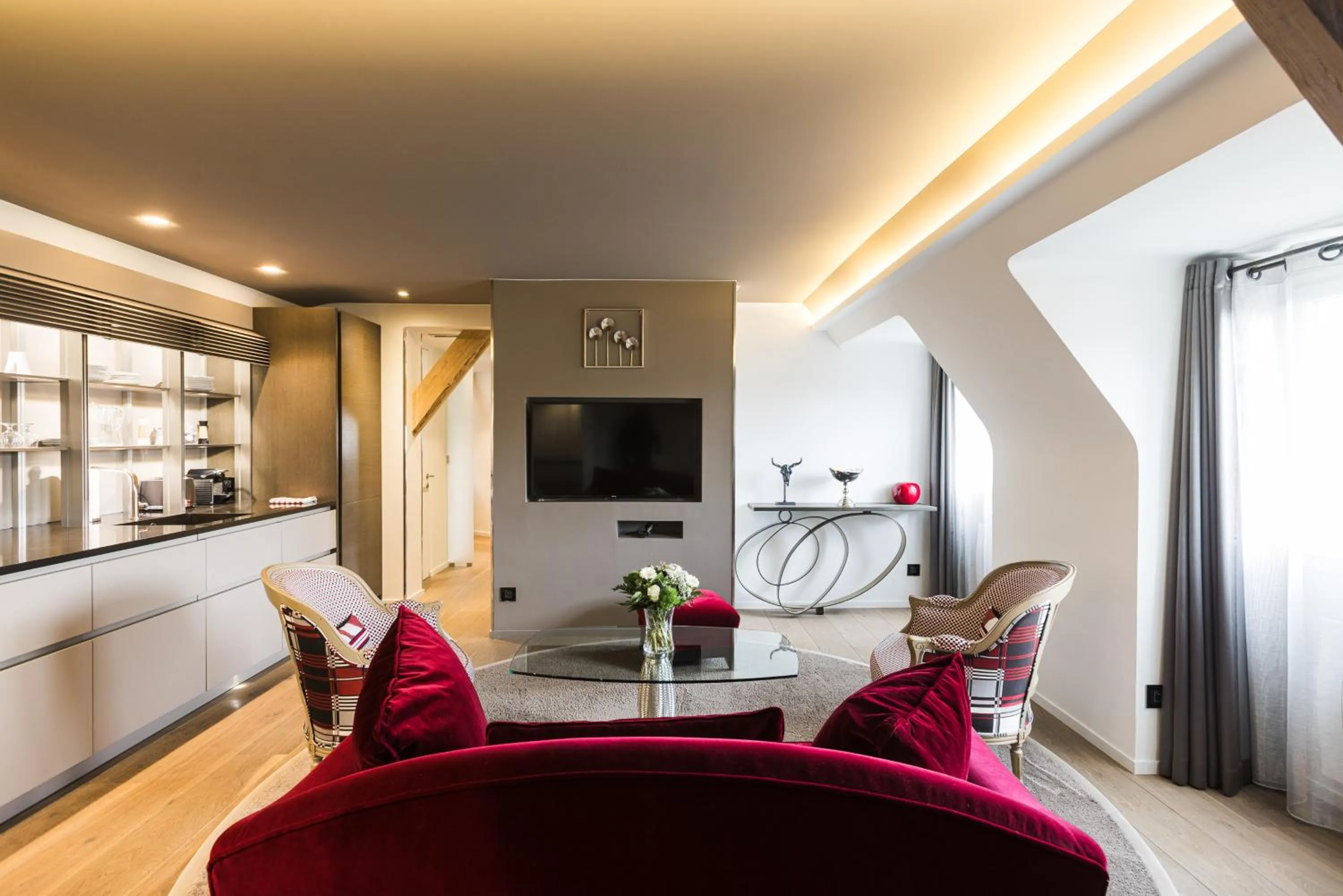 Living room in Plaza Madeleine & Spa