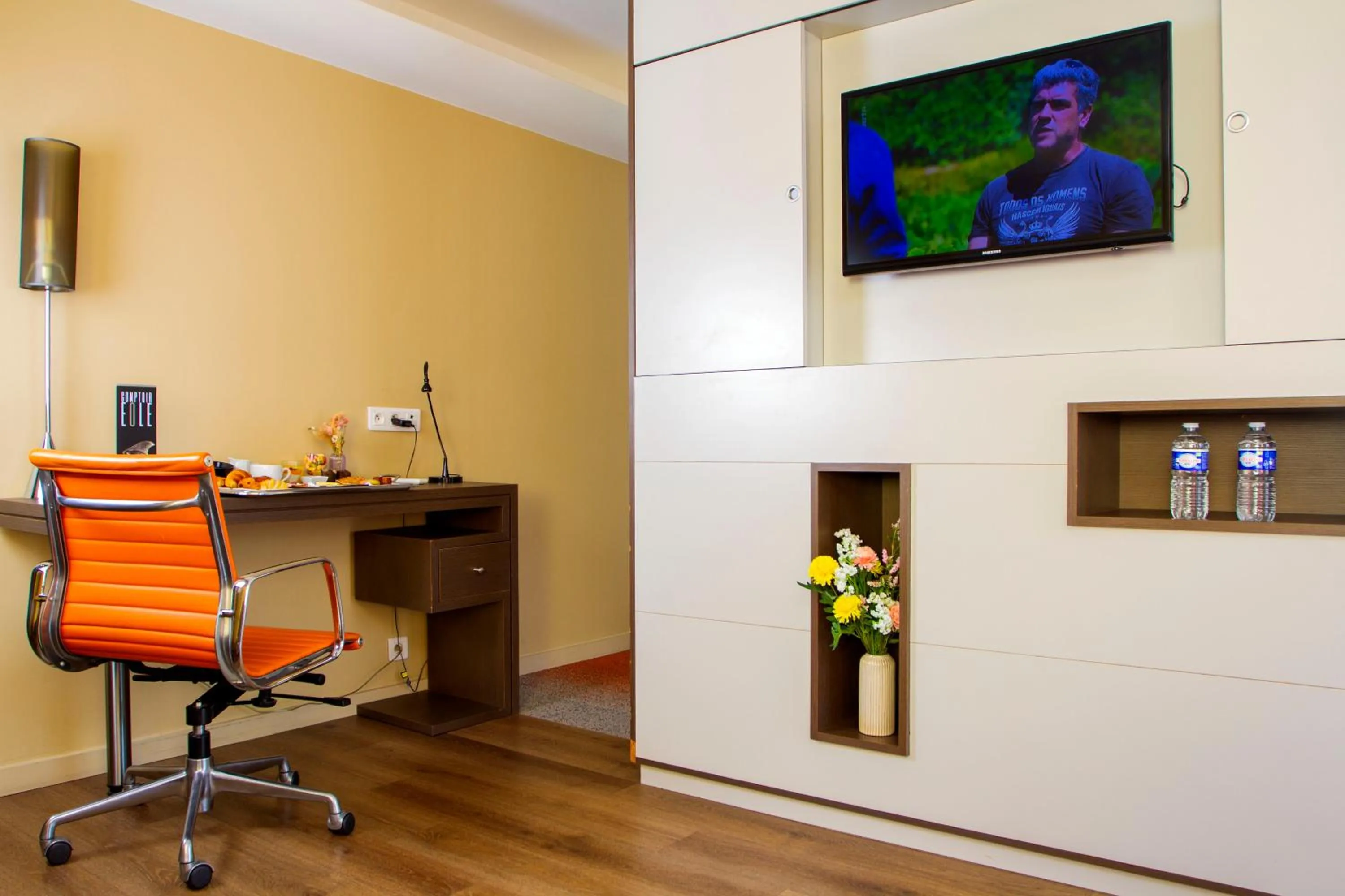 Living room in Appart Hôtel Clément Ader