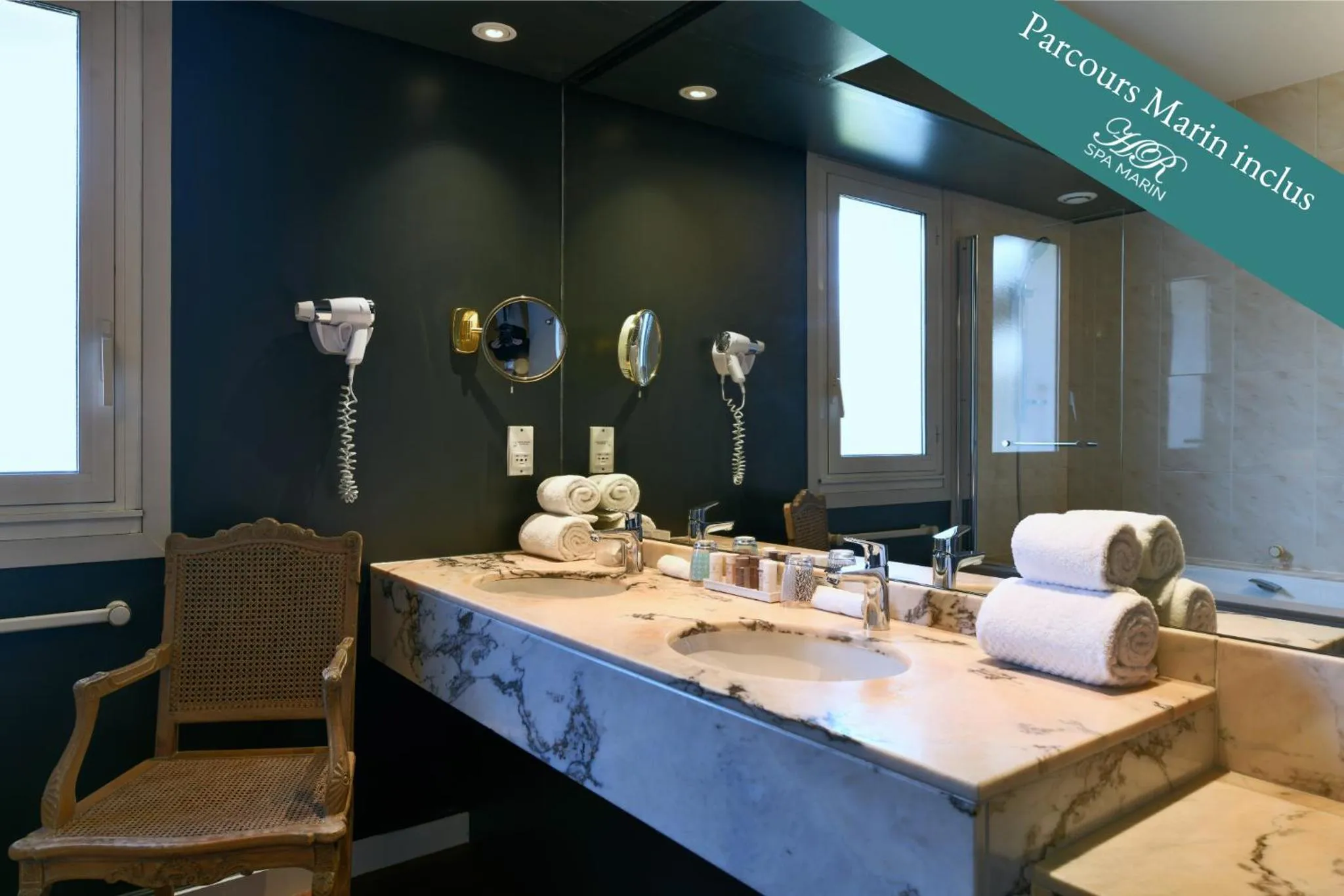 Spa and wellness centre/facilities in HR Hôtel-Restaurant & Spa Marin