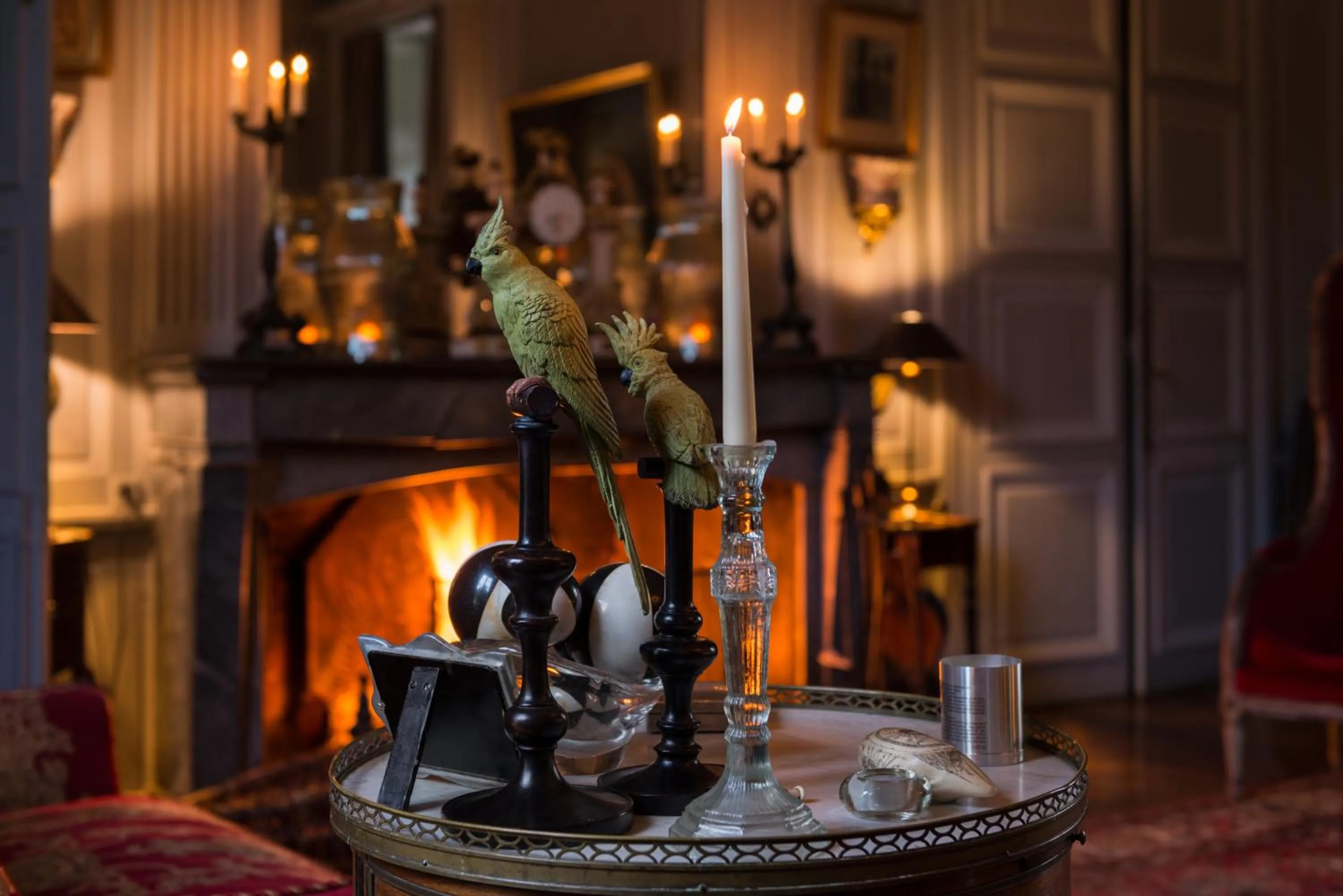 Decorative detail in Château de Saint Paterne