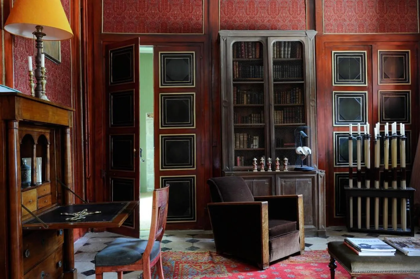 Library in Château de Saint Paterne