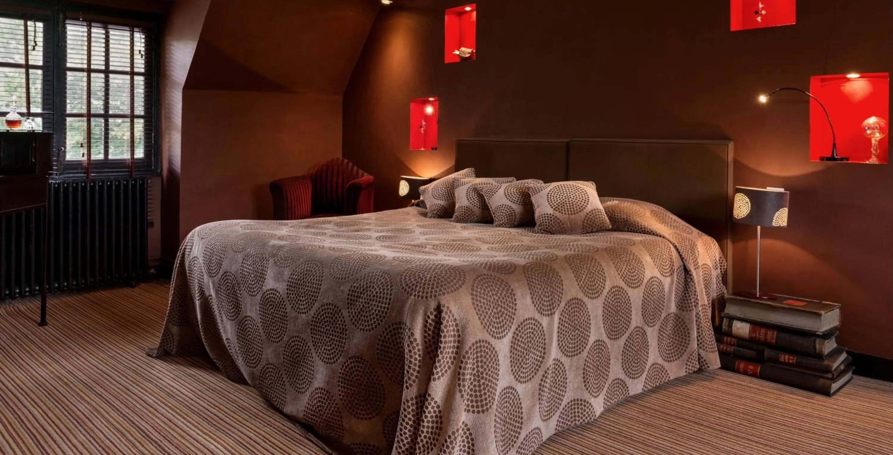 Bed in Château de Saint Paterne