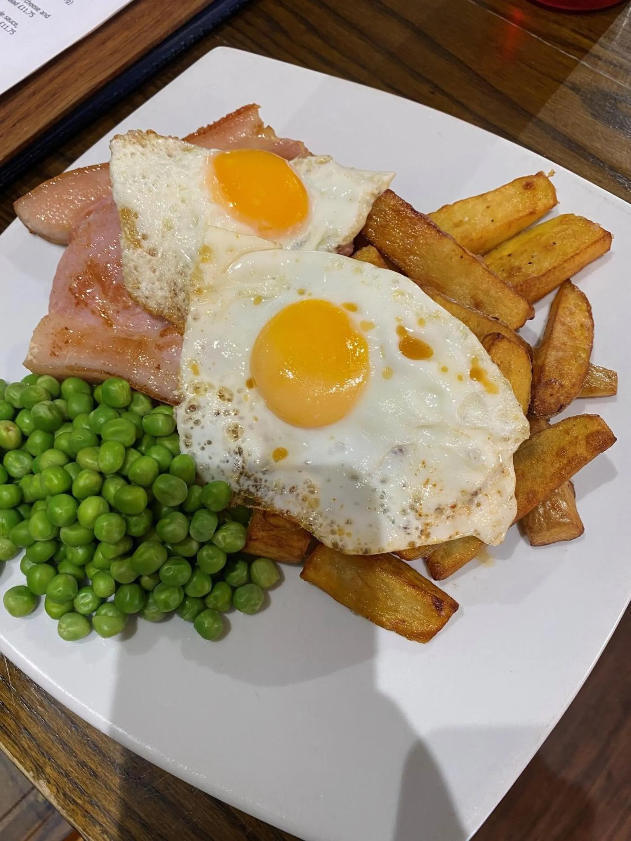 Food and drinks in The White Swan, Yeadon