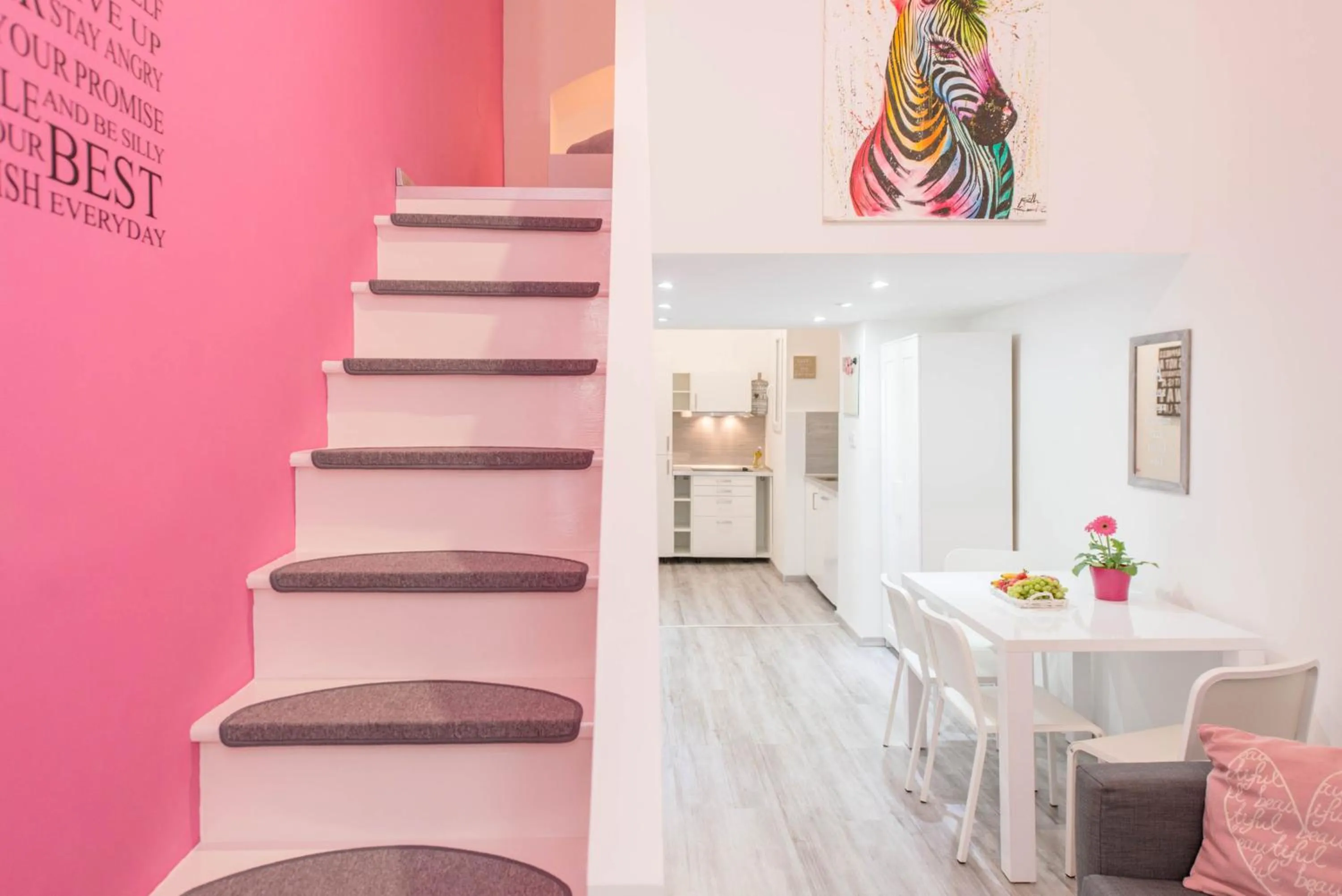 Living room in happy home POP