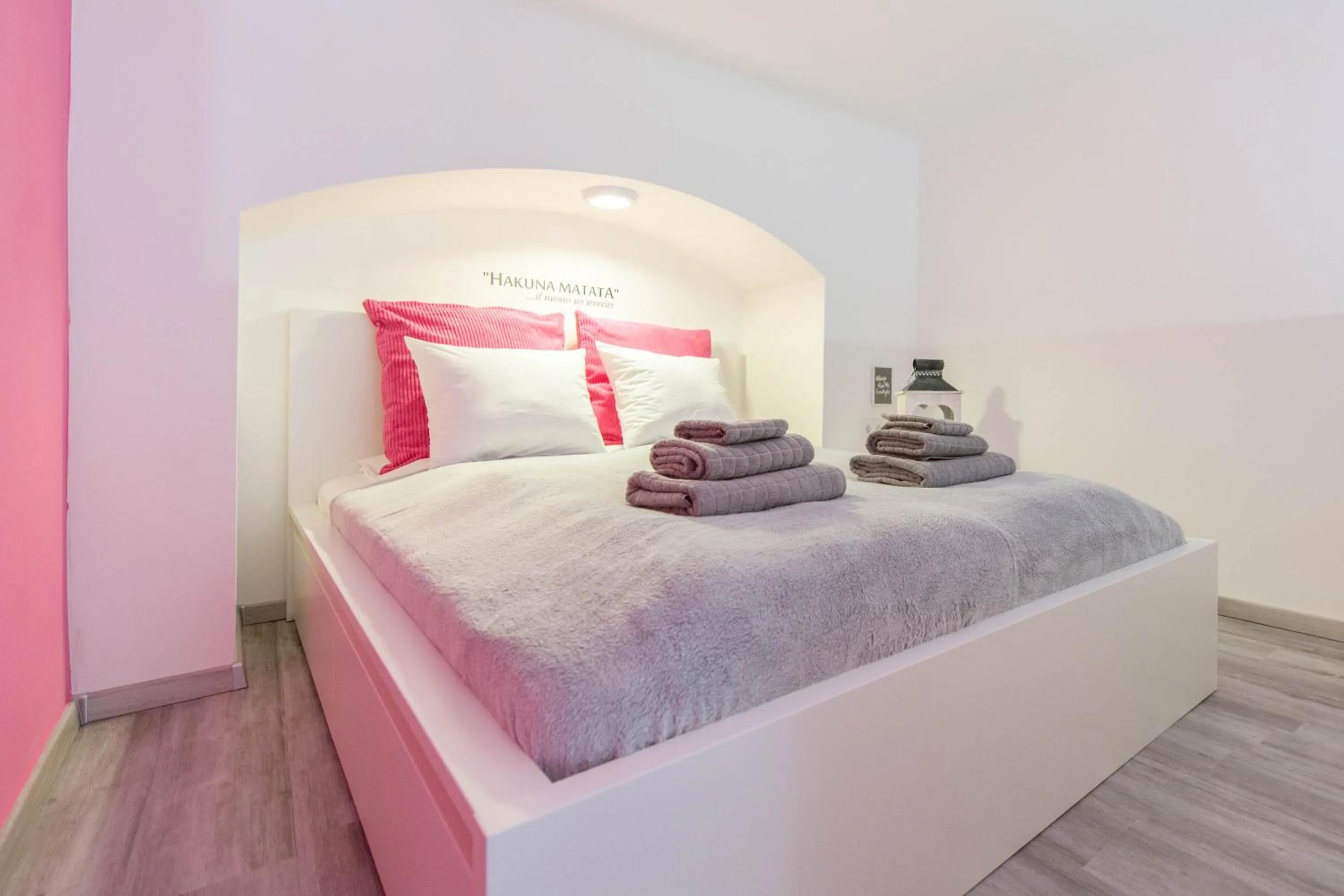 Bedroom in happy home POP