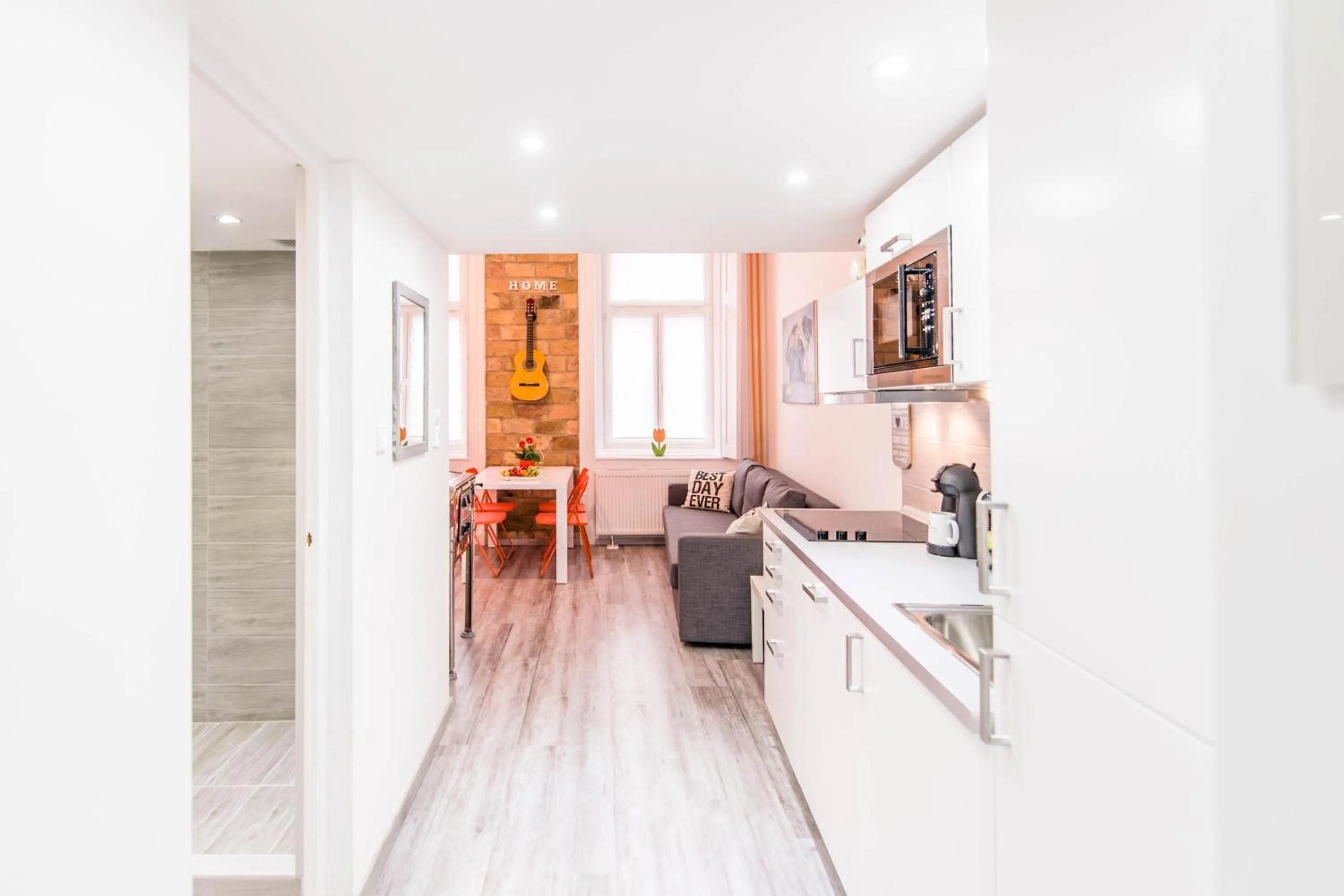 Kitchen or kitchenette in happy home POP