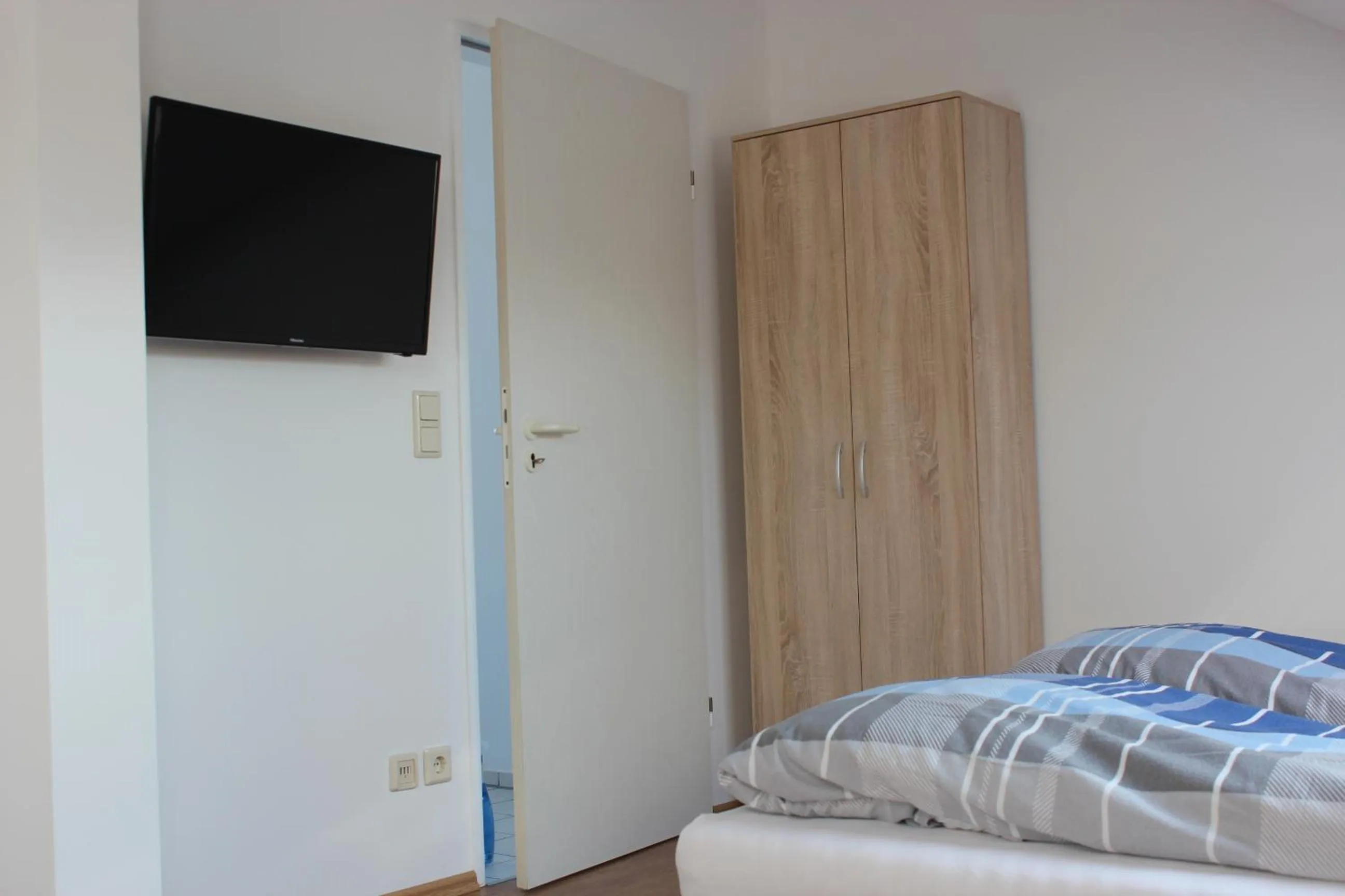 Bedroom, Bed in Ferienwohnung