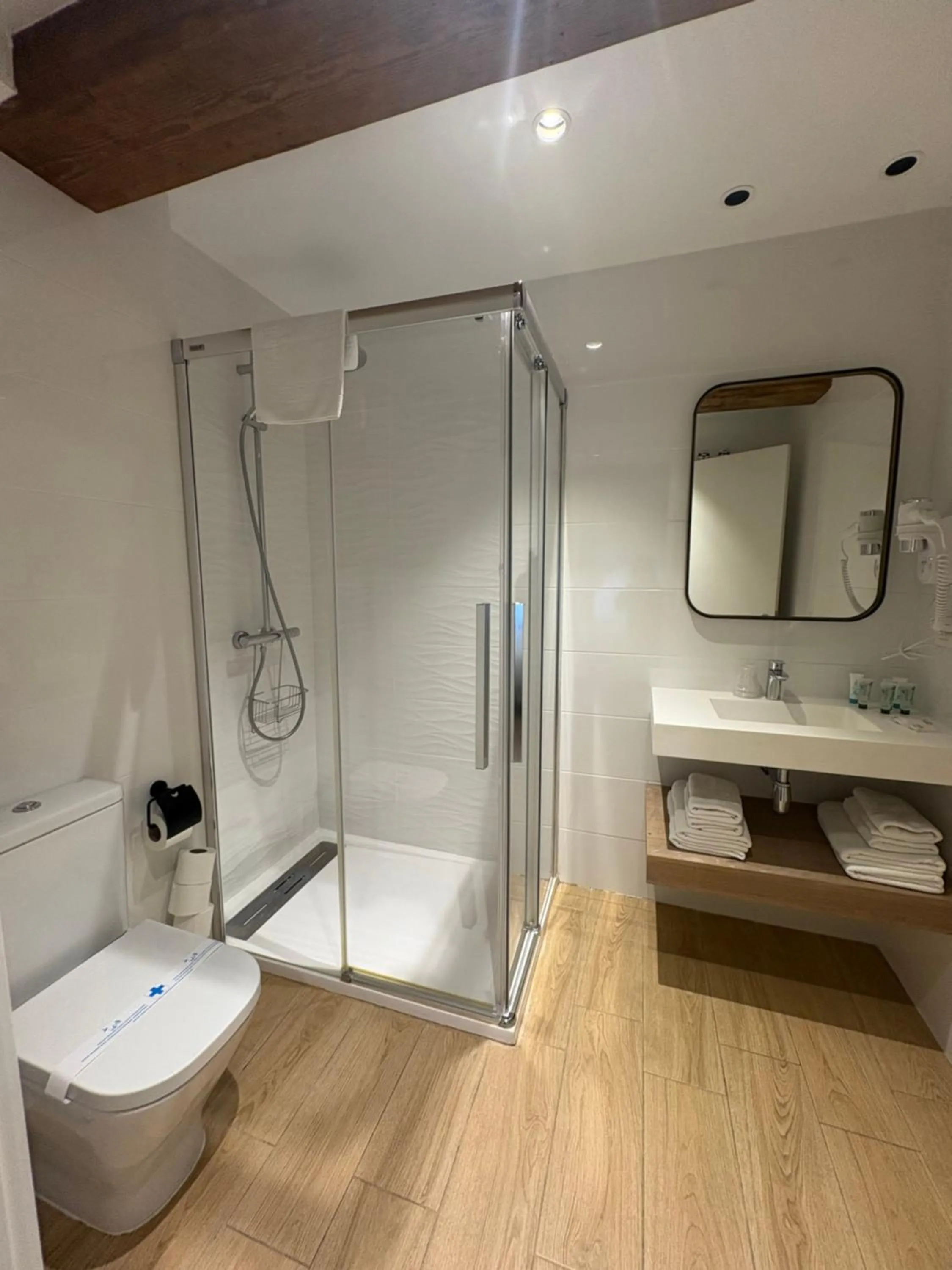 Shower in Hotel Puerto de Llanes