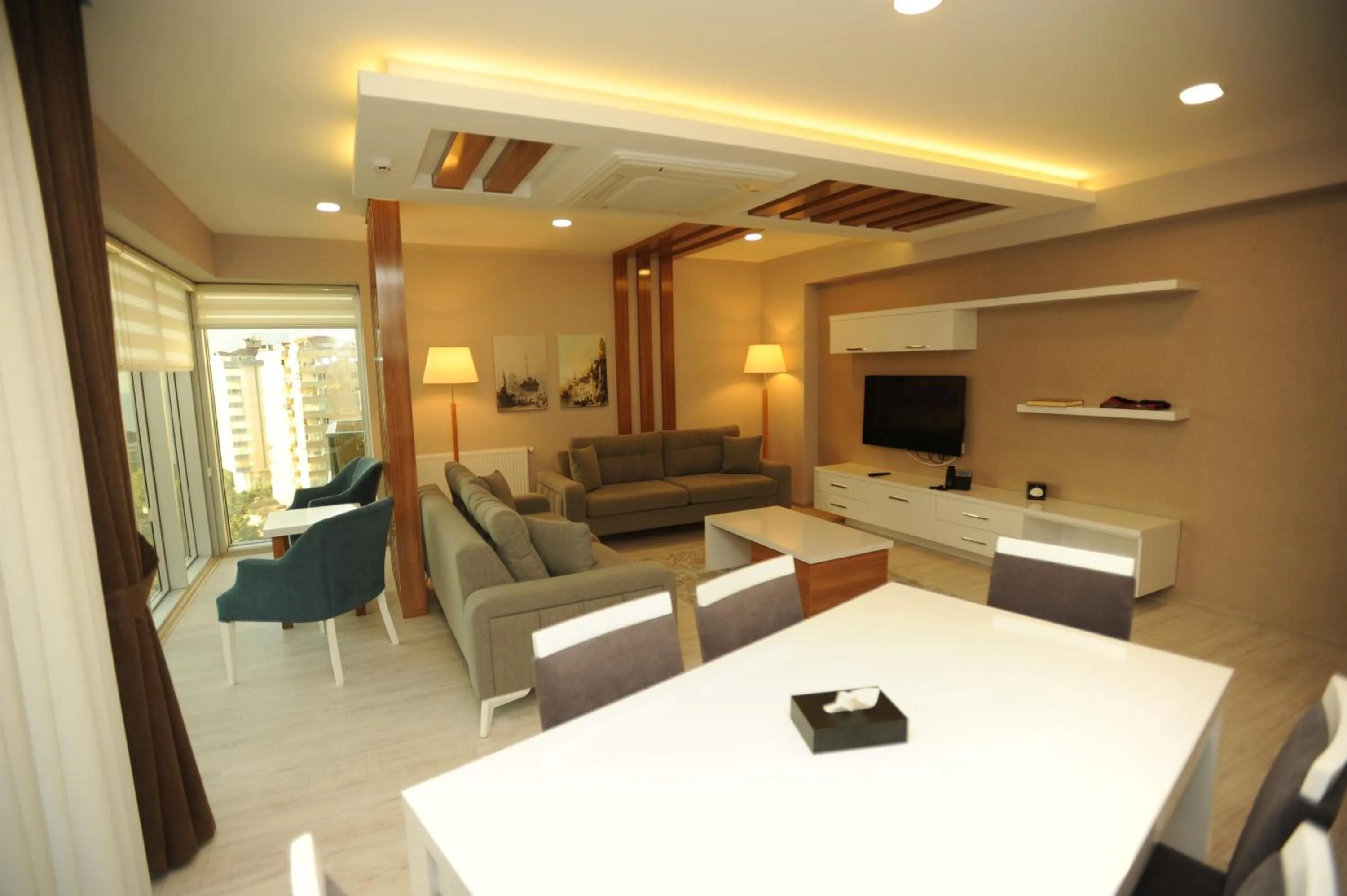 Living room in Qamar Prestige Suites