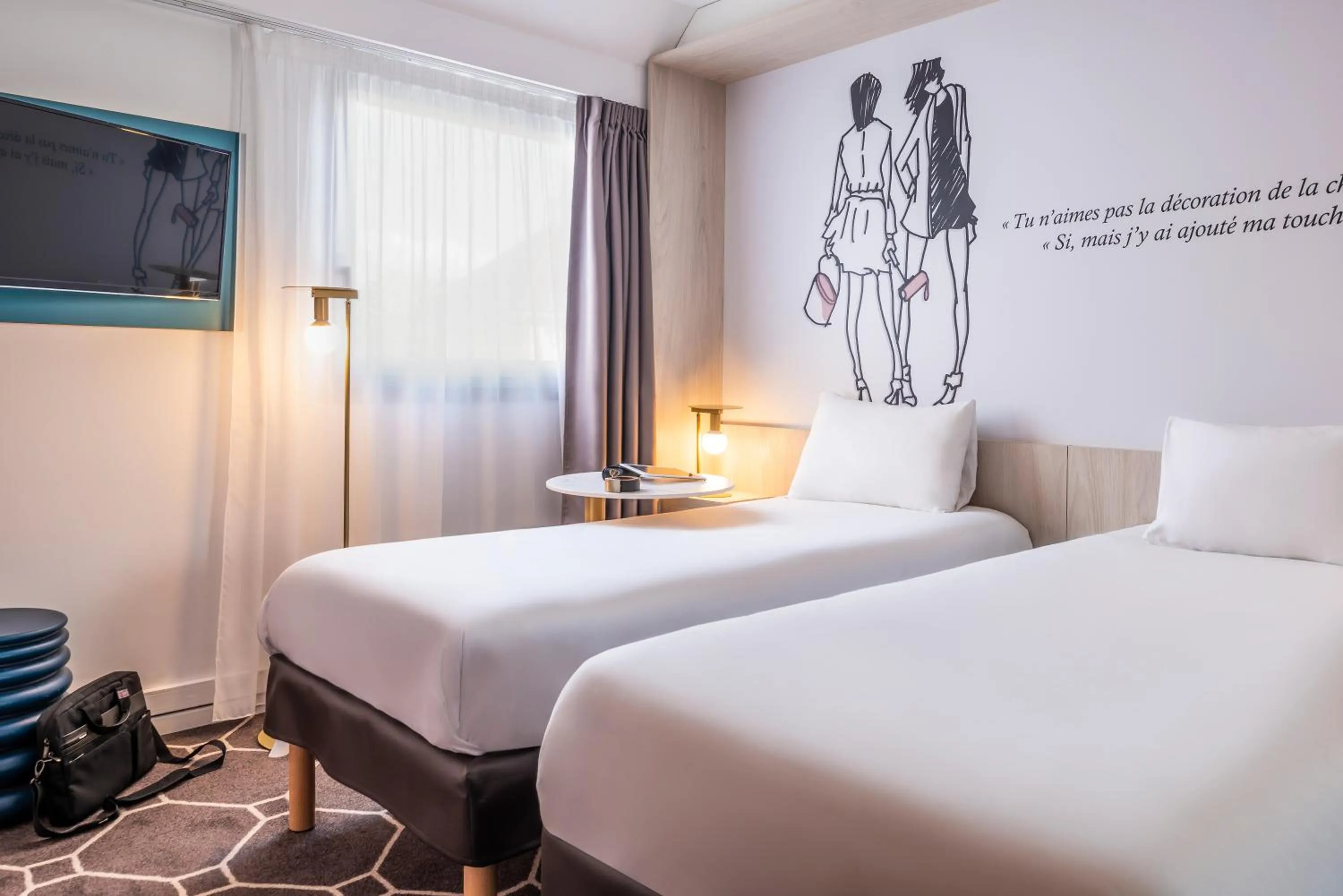 Bed in ibis Styles Sceaux Paris Sud