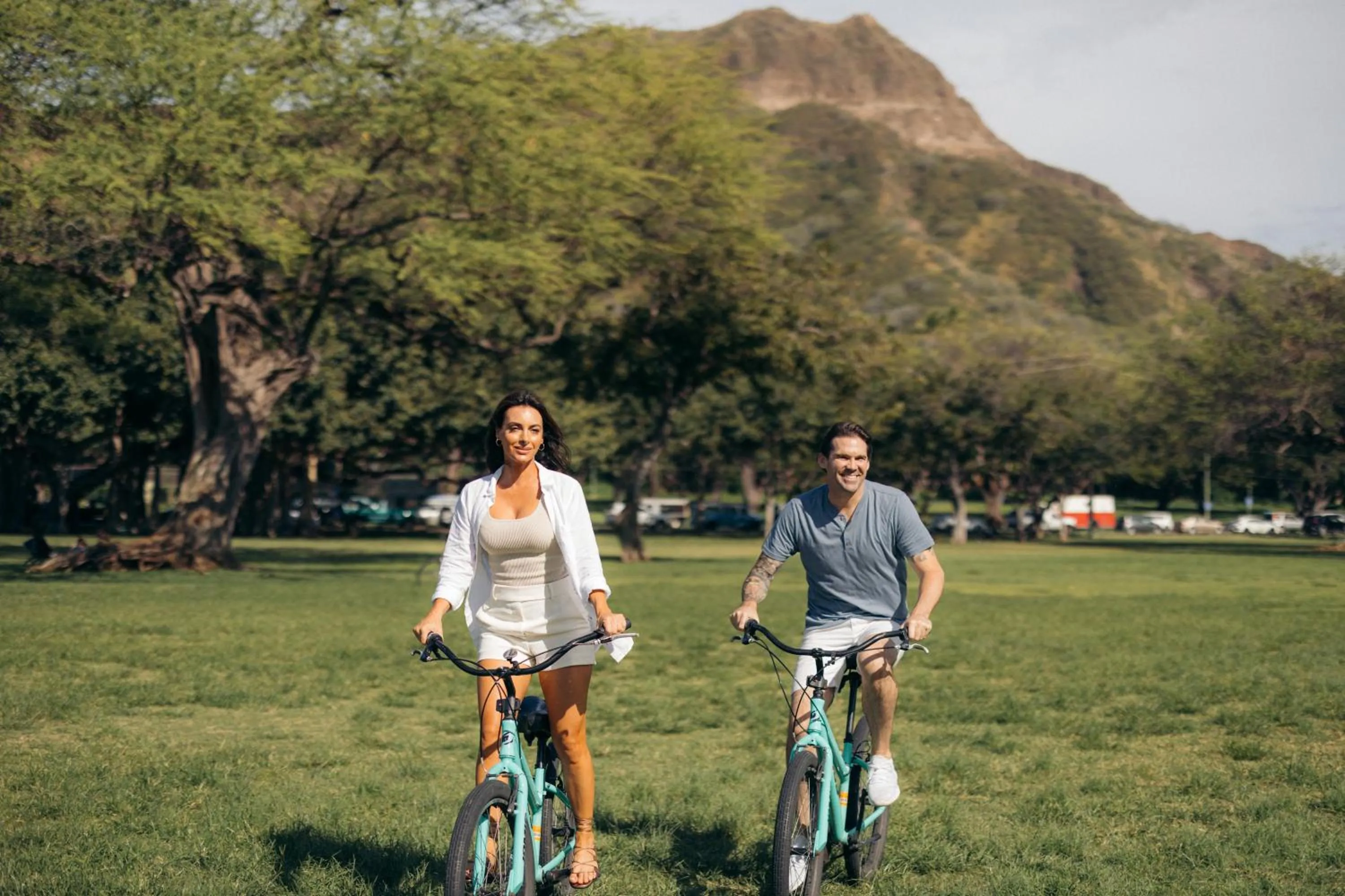 Cycling in Lotus Honolulu at Diamond Head