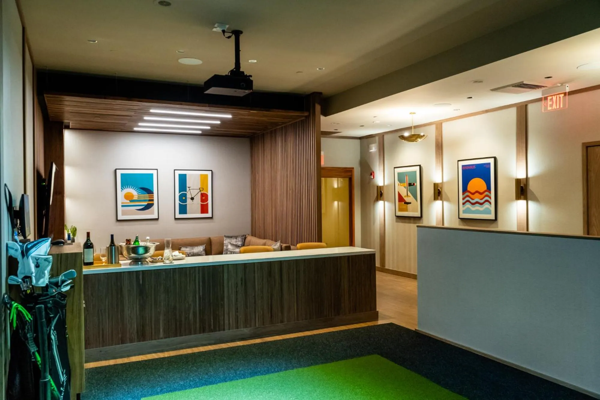 Game Room in Lotus Honolulu at Diamond Head