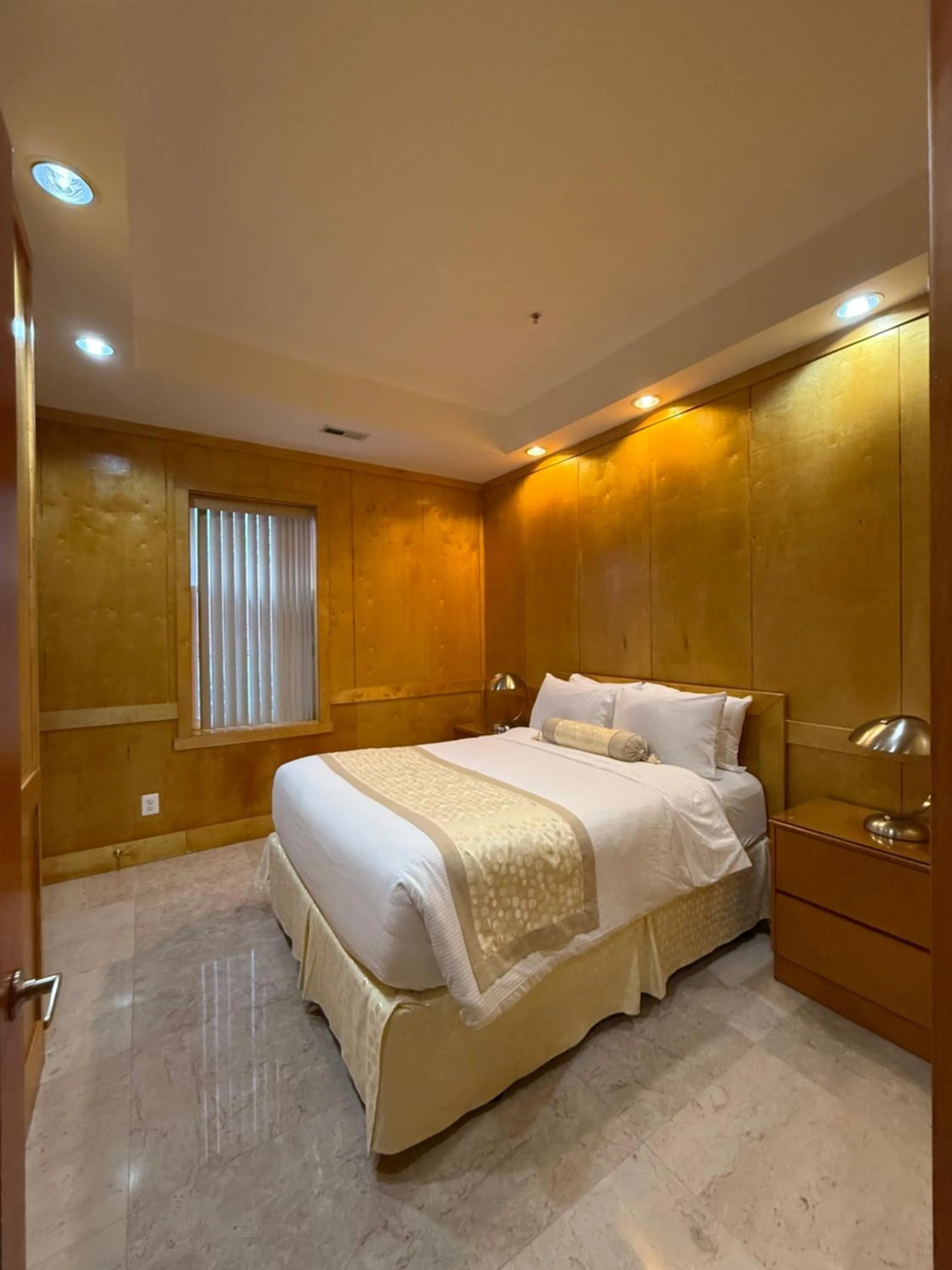 Bed in The Eldon Luxury Suites