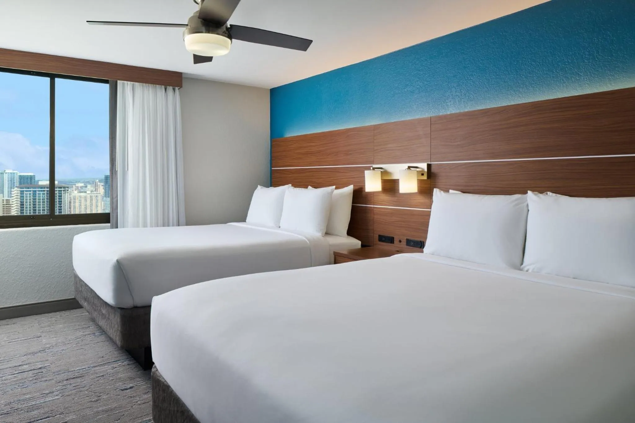 Photo of the whole room, Bed in Holiday Inn Express Waikiki by IHG