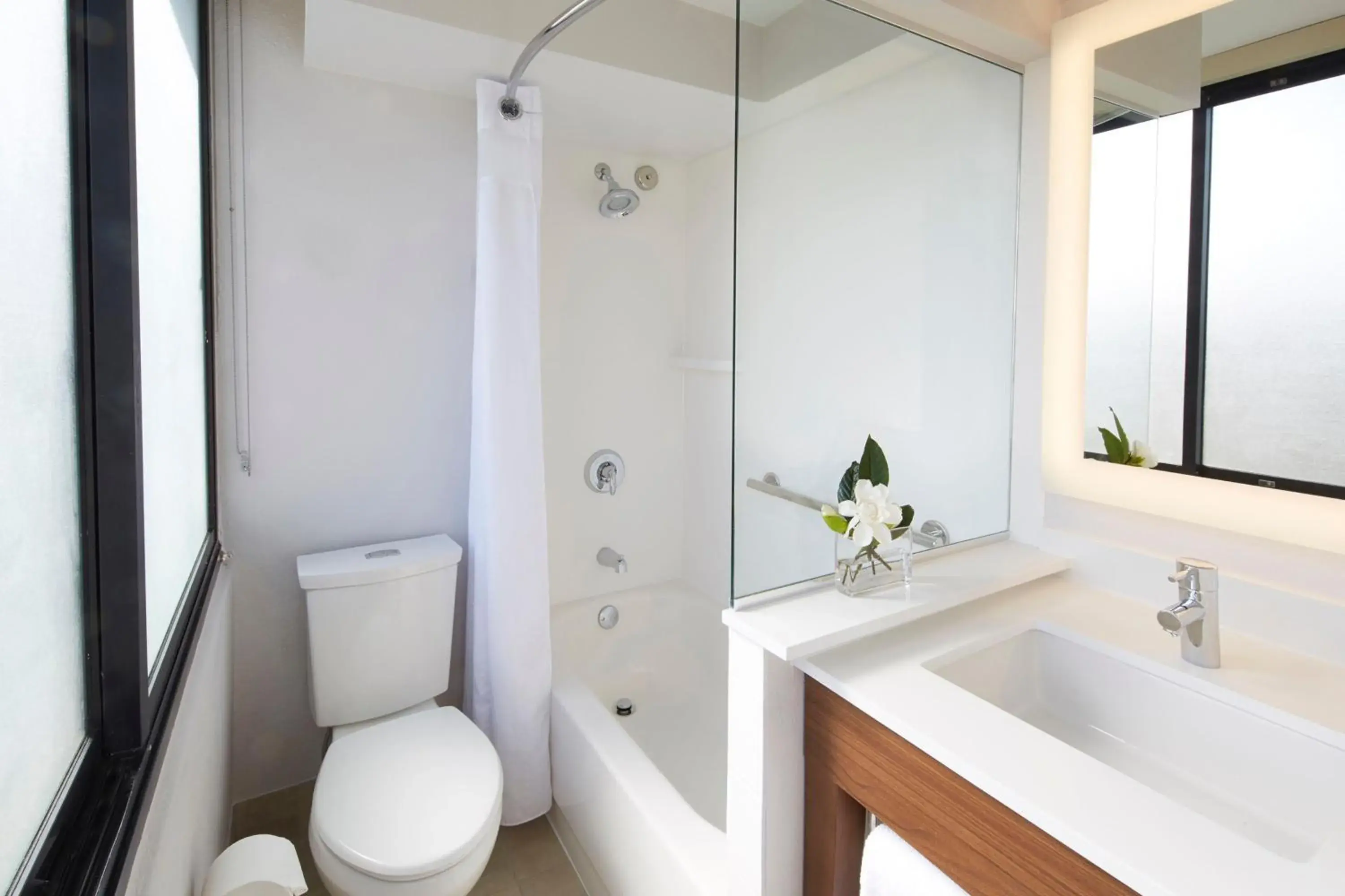 Double Room with Two Double Beds and Partial Ocean View - Non-Smoking in Holiday Inn Express Waikiki by IHG Double Room with Two Double Beds and Partial Ocean View - Non-Smoking in Holiday Inn Express Waikiki by IHG