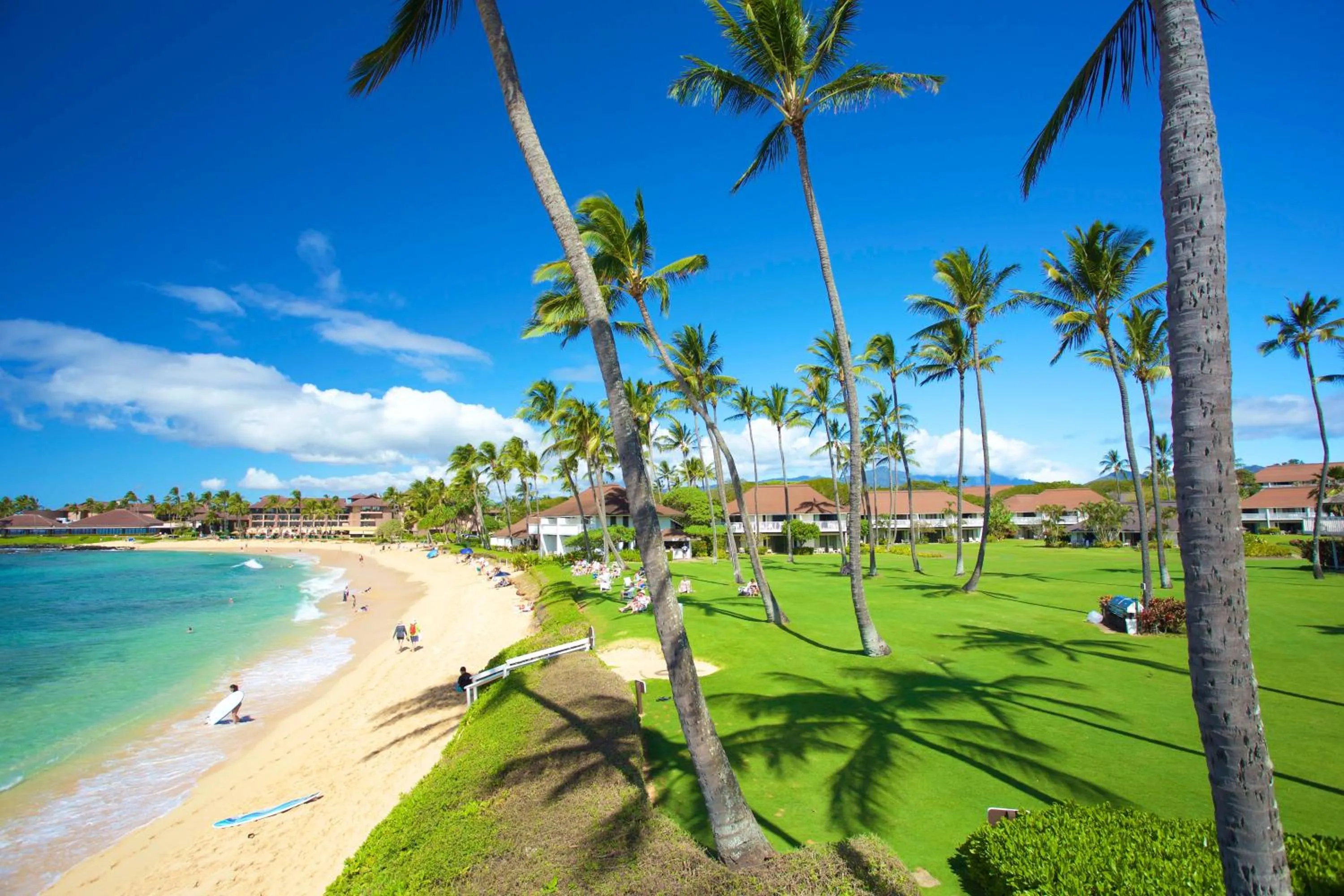 Beach in Kiahuna Plantation and Beach Bungalows by Castle