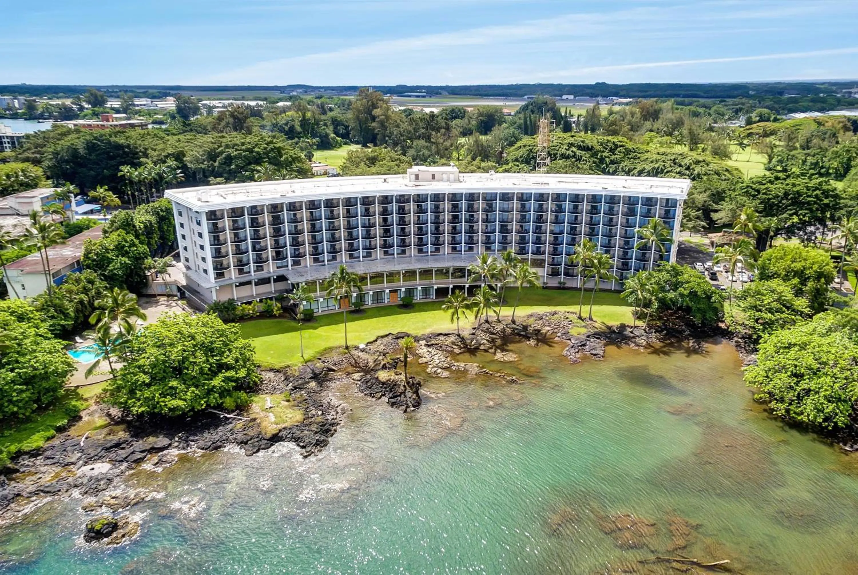 Property building in Hilo Hawaiian Hotel, Trademark Collection by Wyndham