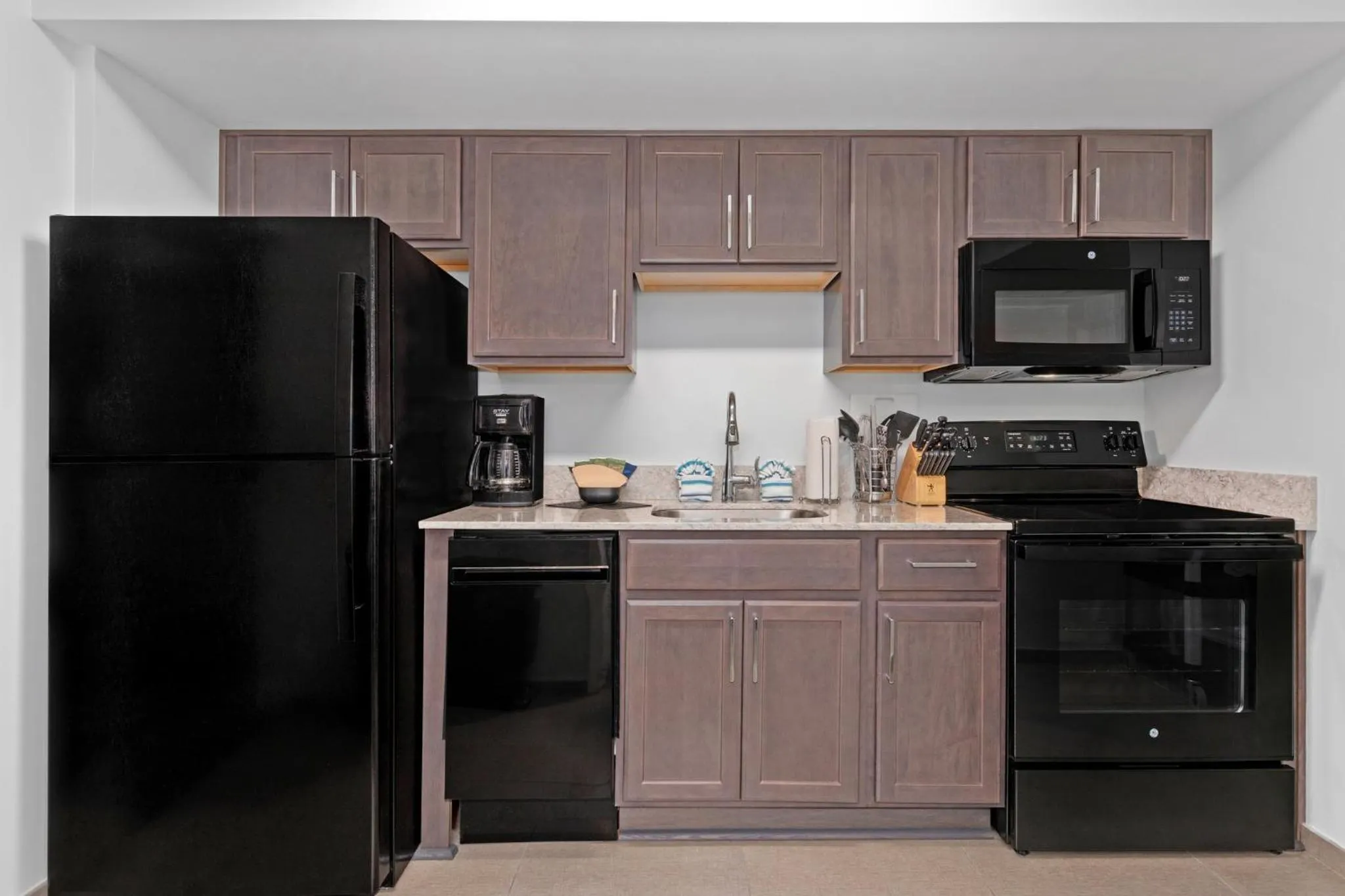 Communal kitchen in Club Wyndham Towers on the Grove