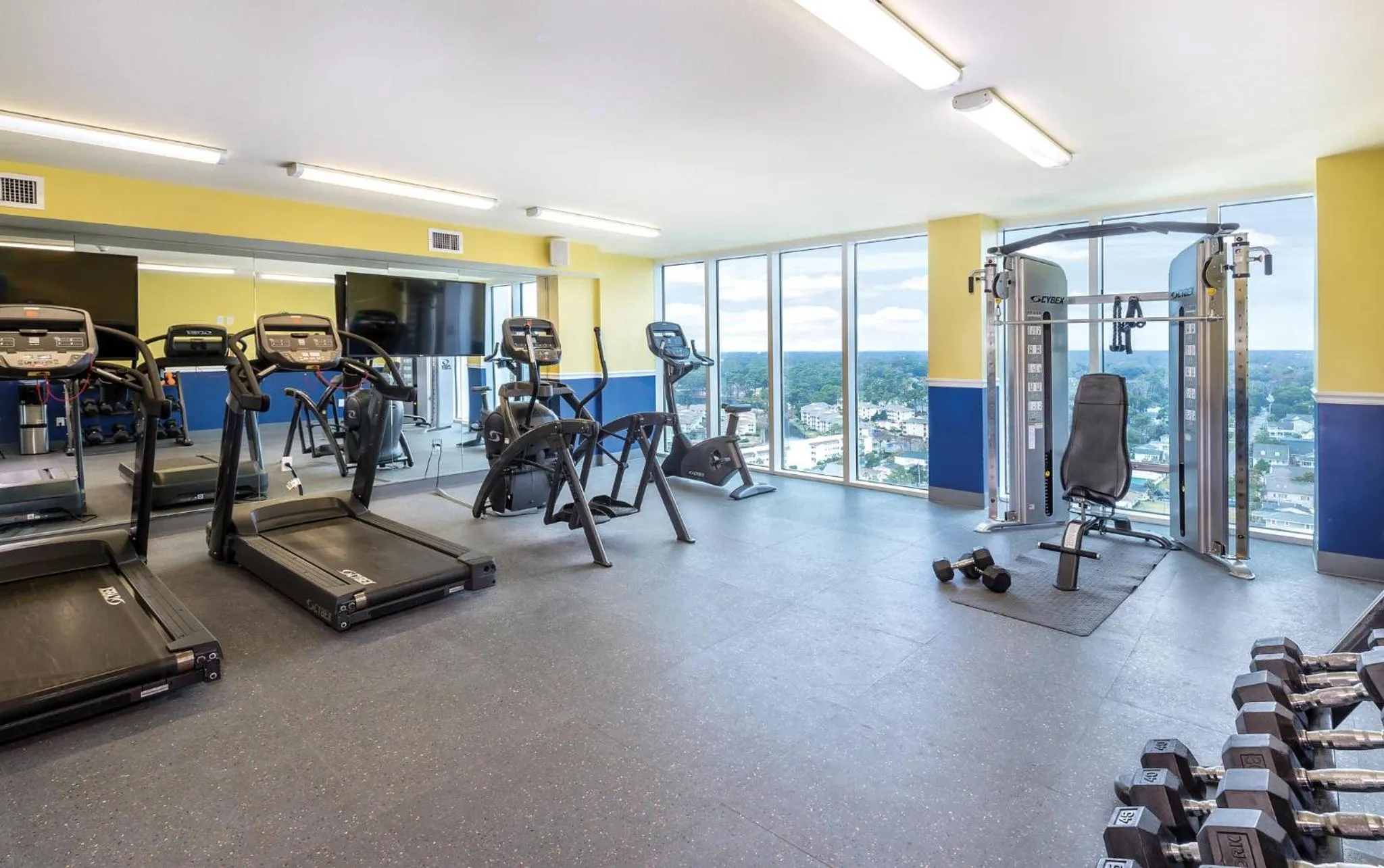 Fitness centre/facilities in Club Wyndham Towers on the Grove