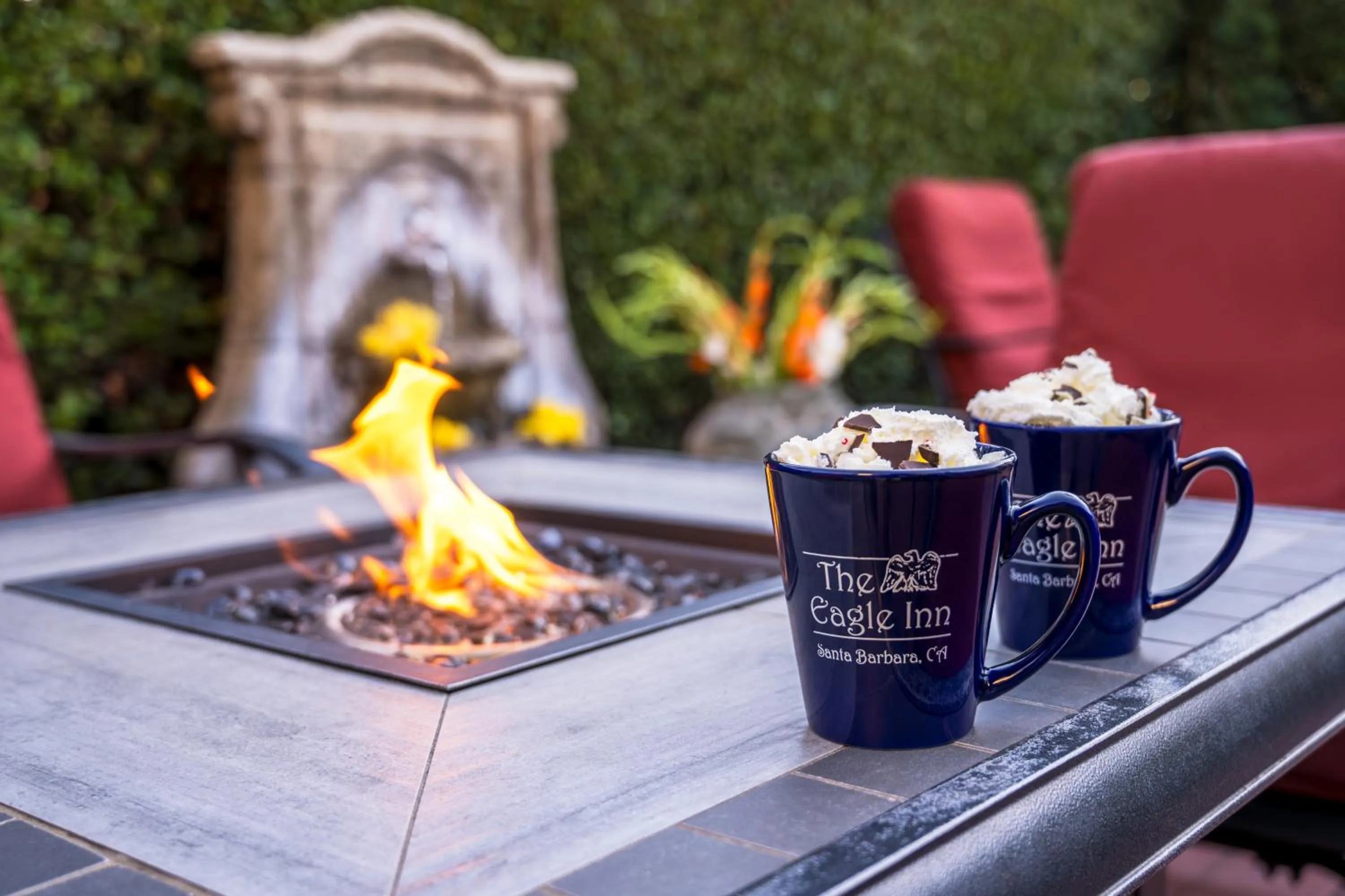 Patio in The Eagle Inn