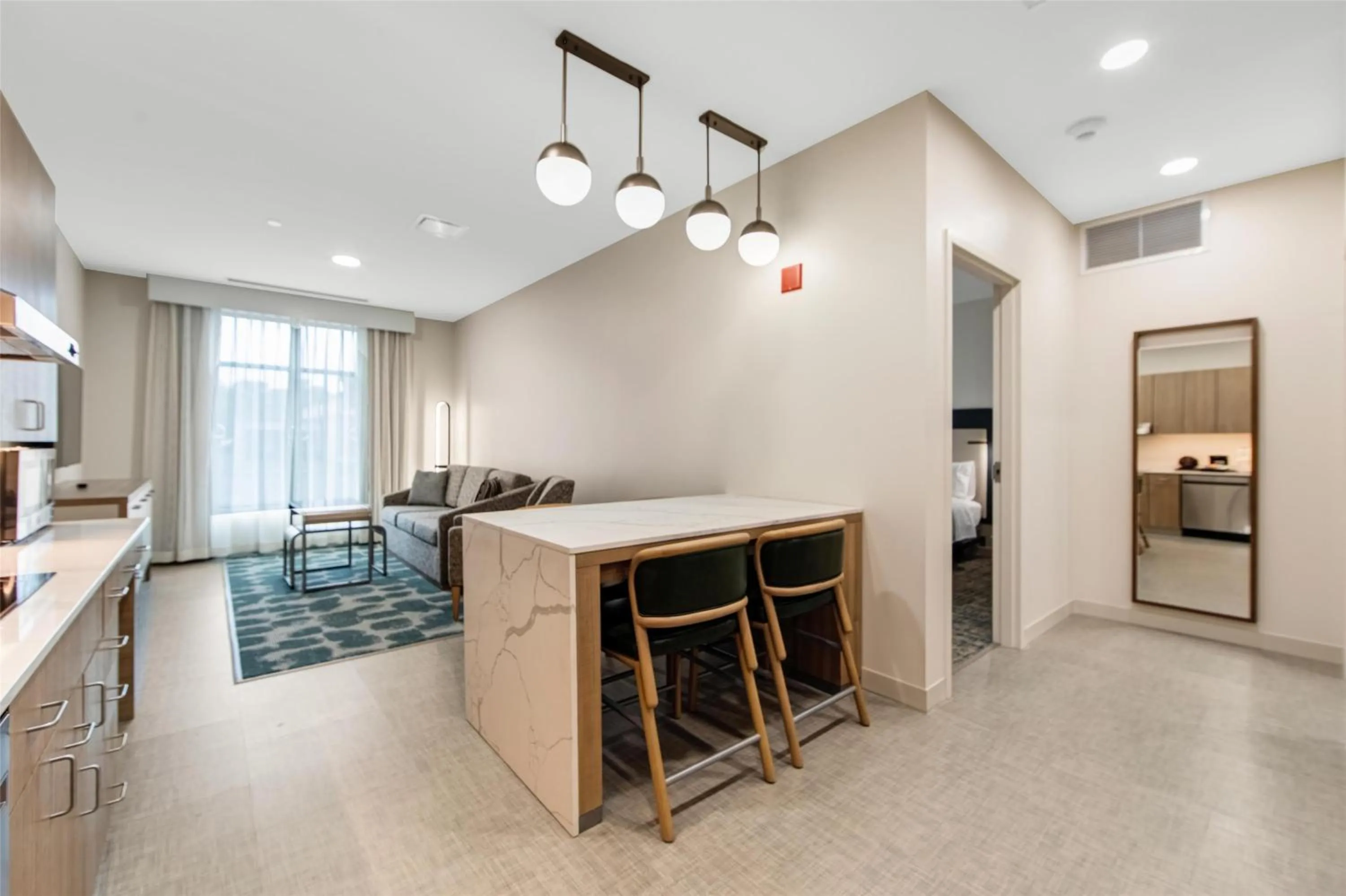 Kitchen or kitchenette in Homewood Suites by Hilton East Rutherford - Meadowlands, NJ
