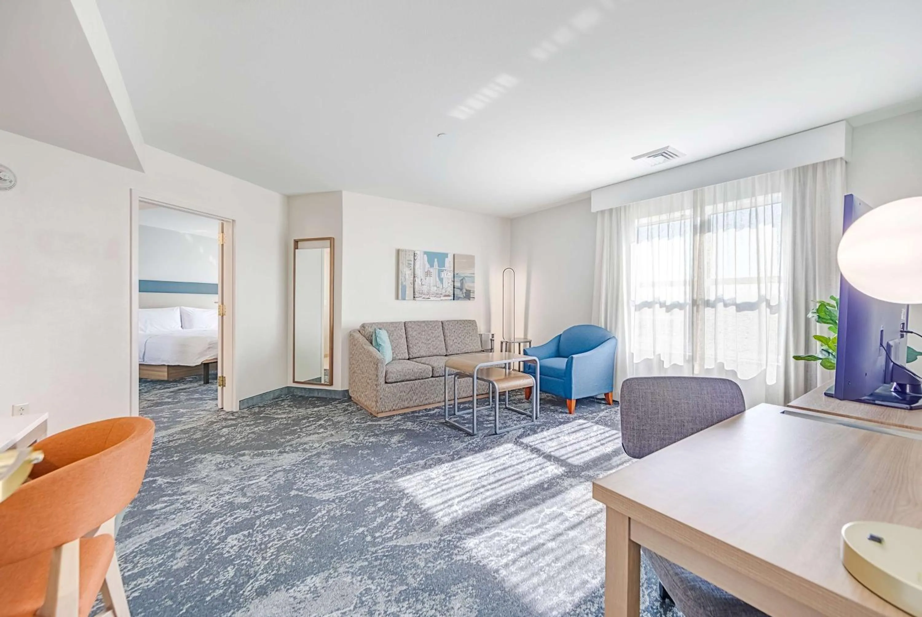 Living room in Homewood Suites by Hilton East Rutherford - Meadowlands, NJ