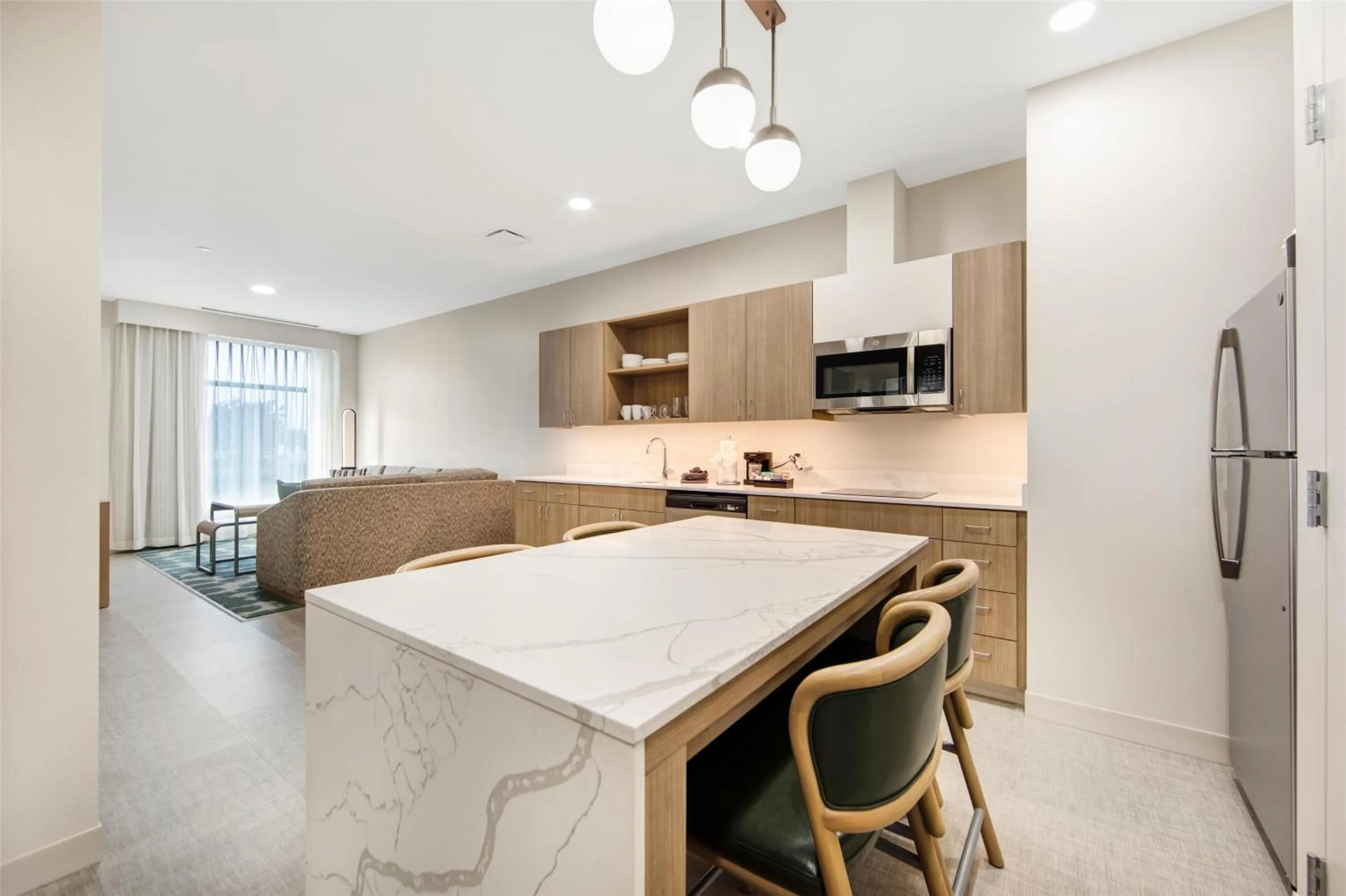 Kitchen or kitchenette in Homewood Suites by Hilton East Rutherford - Meadowlands, NJ