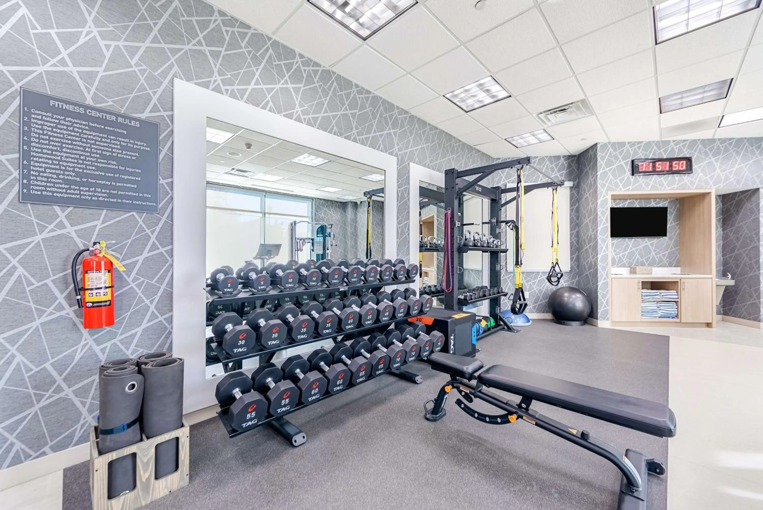 Fitness centre/facilities in Homewood Suites by Hilton East Rutherford - Meadowlands, NJ