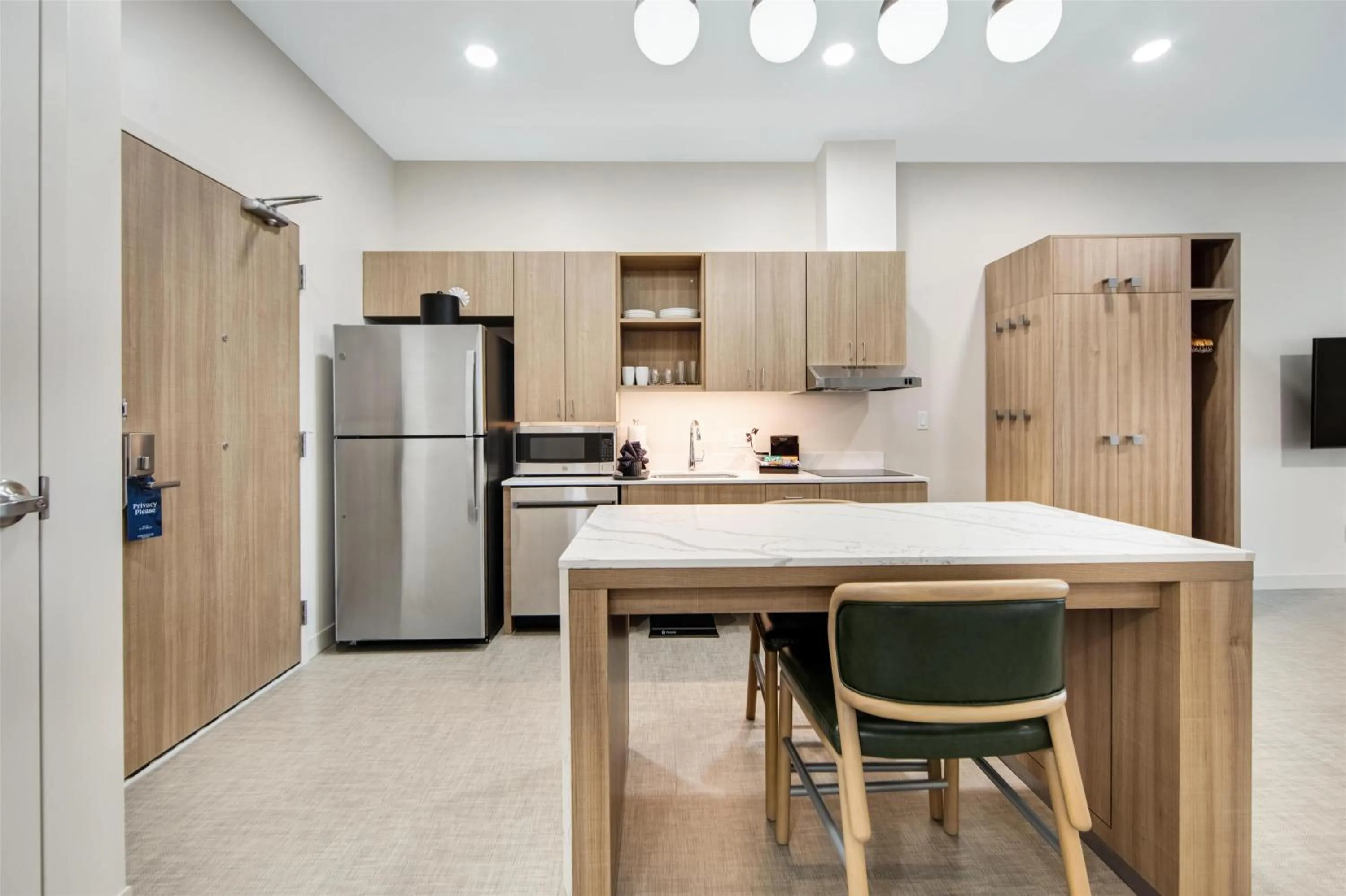 Kitchen or kitchenette in Homewood Suites by Hilton East Rutherford - Meadowlands, NJ