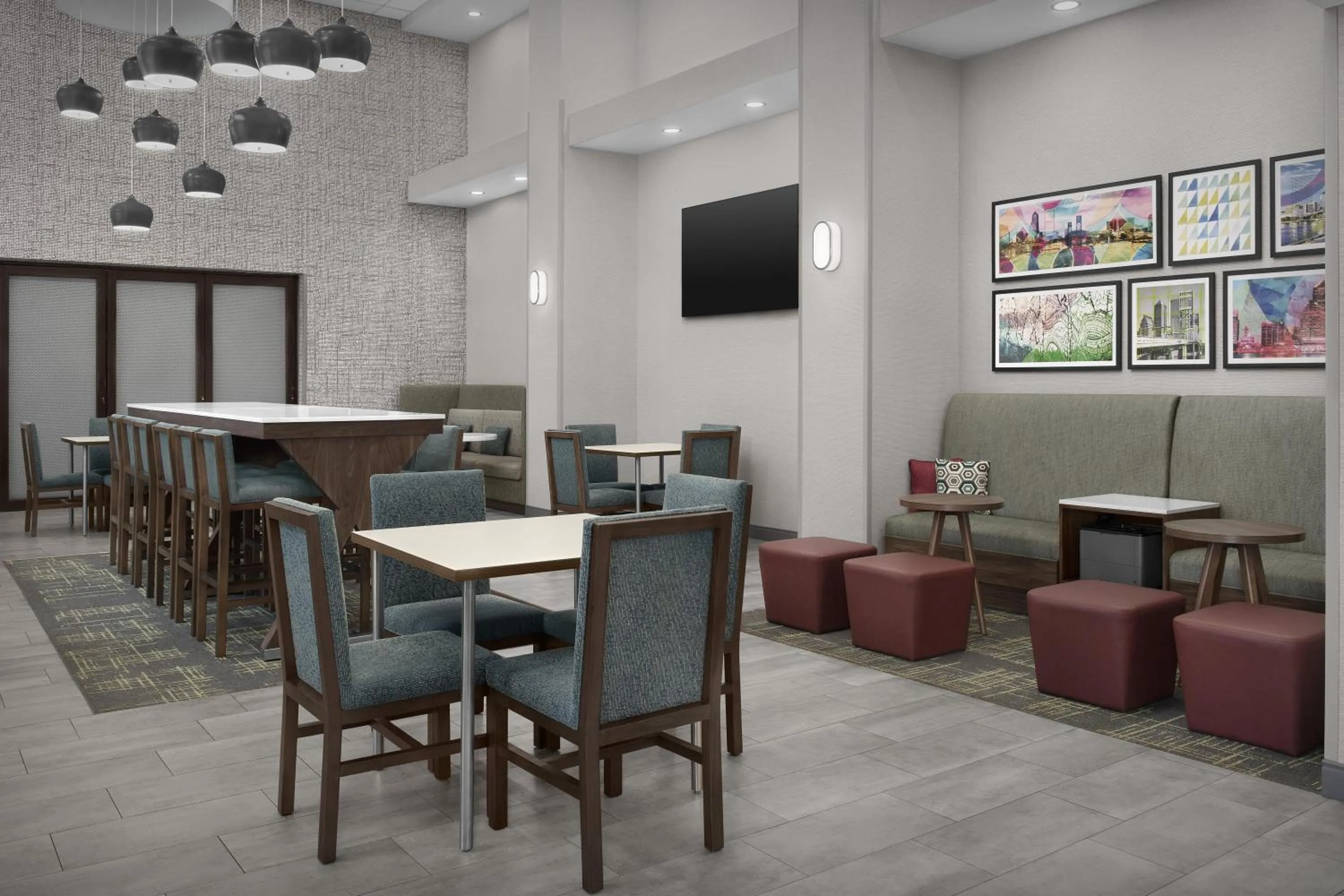 Lobby or reception in Hampton Inn & Suites Jacksonville South - Bartram Park