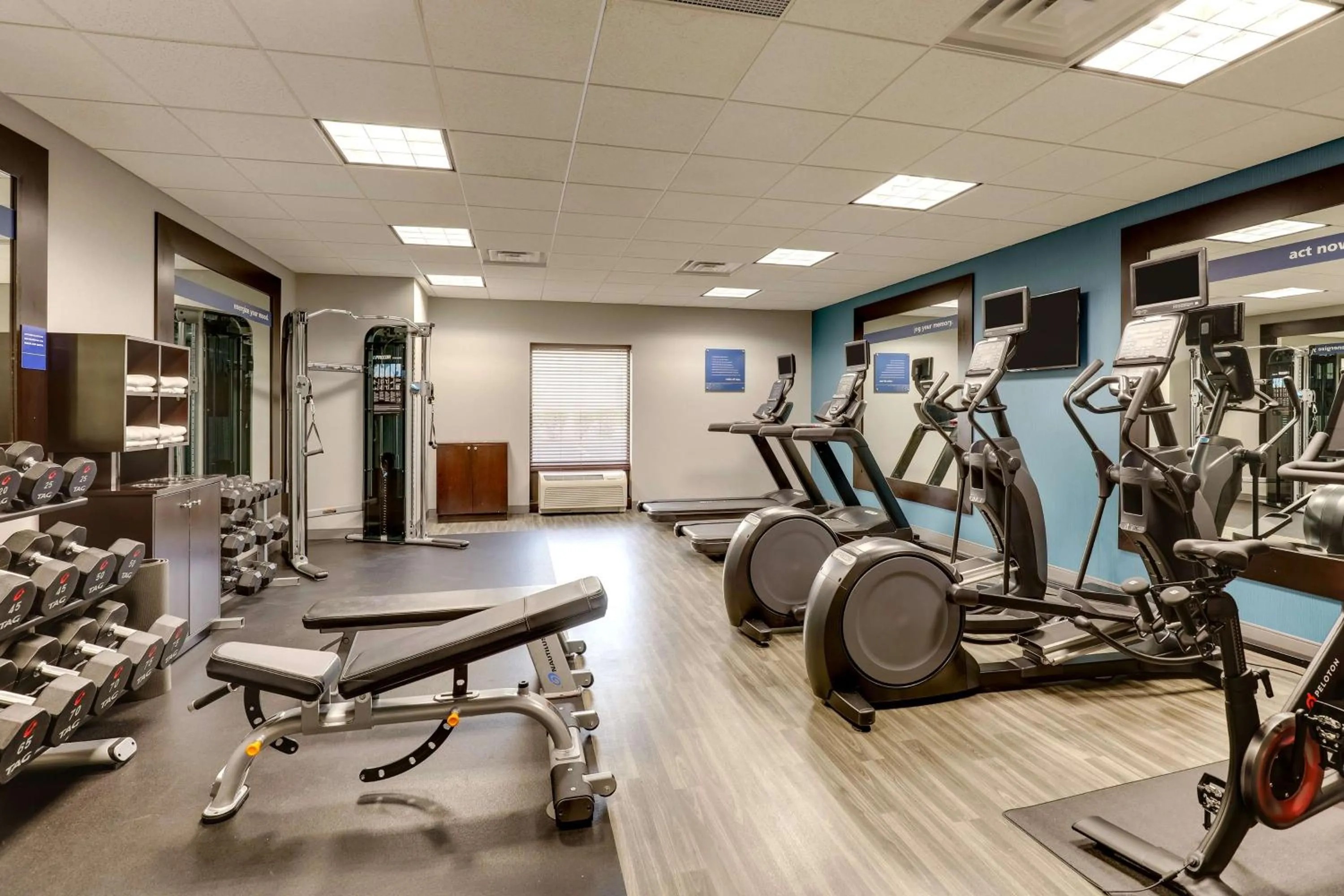 Fitness centre/facilities in Hampton Inn & Suites Indianapolis-Airport