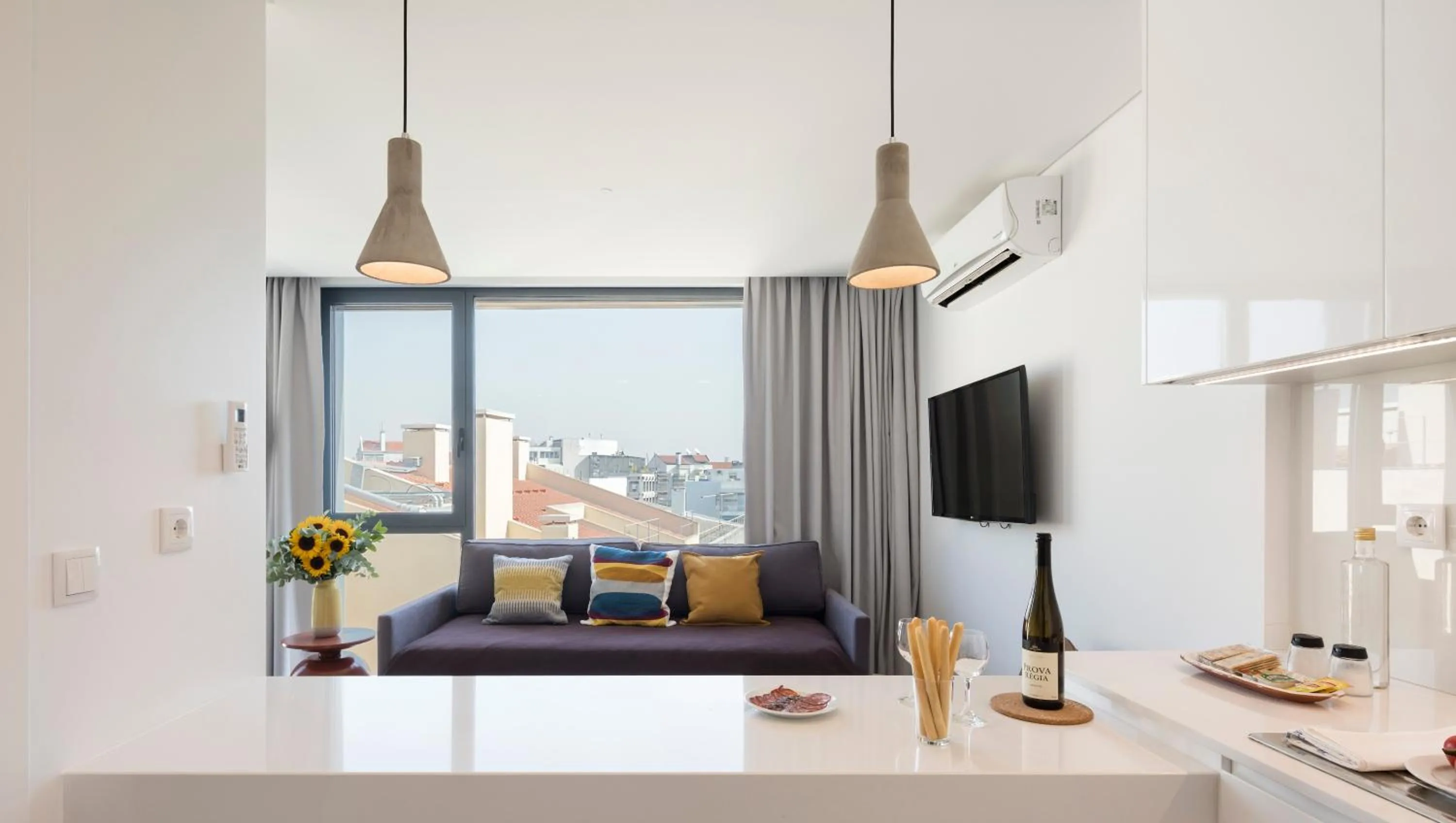 Kitchen or kitchenette in Lisbon Serviced Apartments - Parque