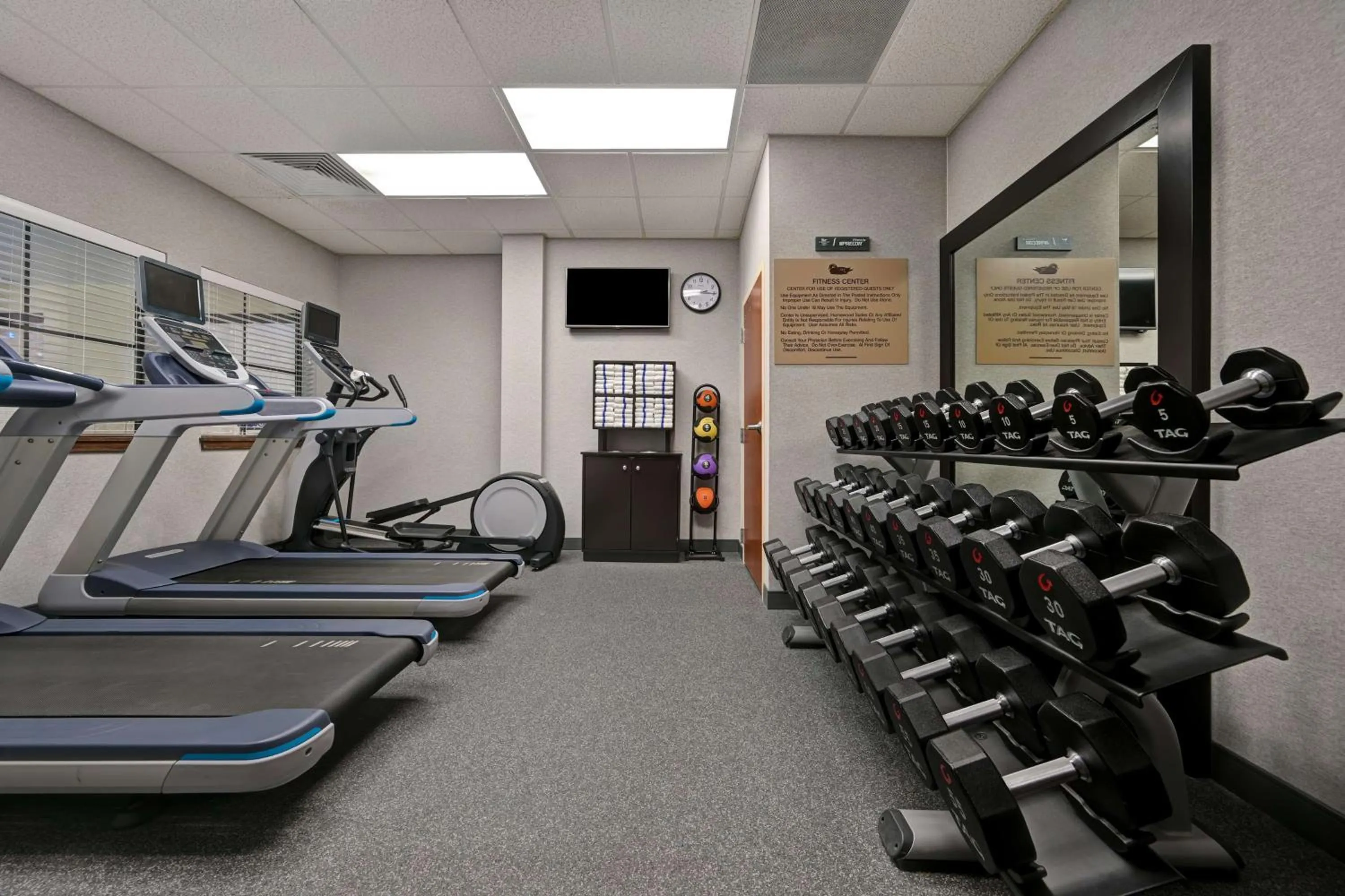 Fitness centre/facilities in Homewood Suites by Hilton Denver Tech Center